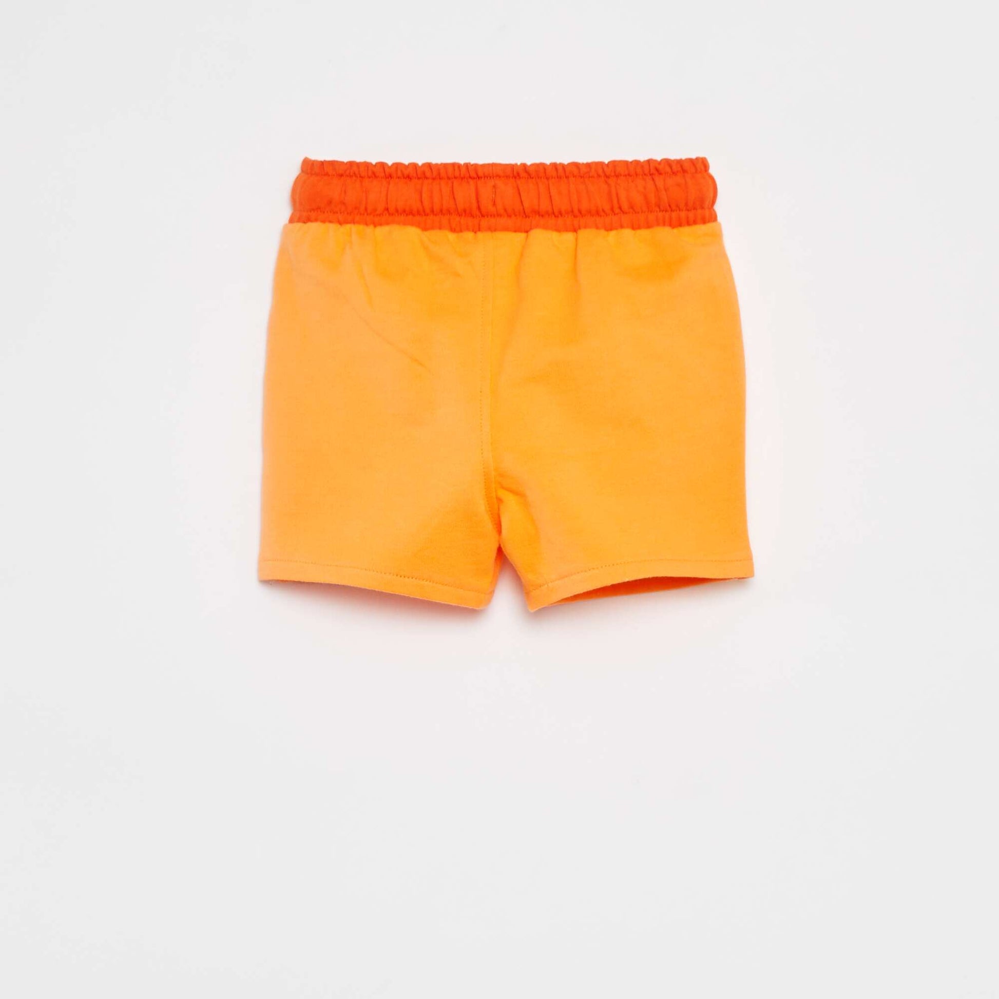 Short en molleton léger ORANGE