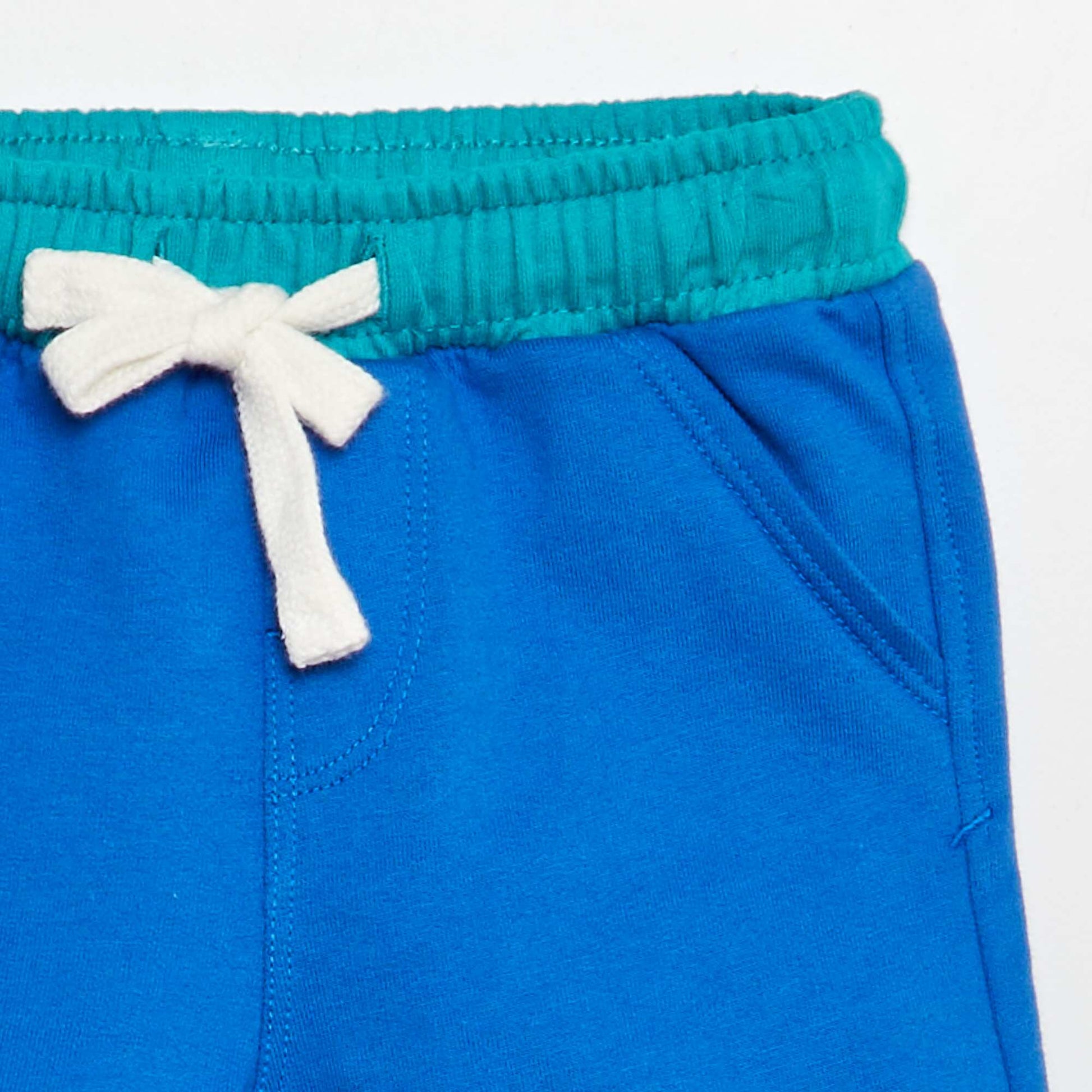 Short en molleton léger BLEU
