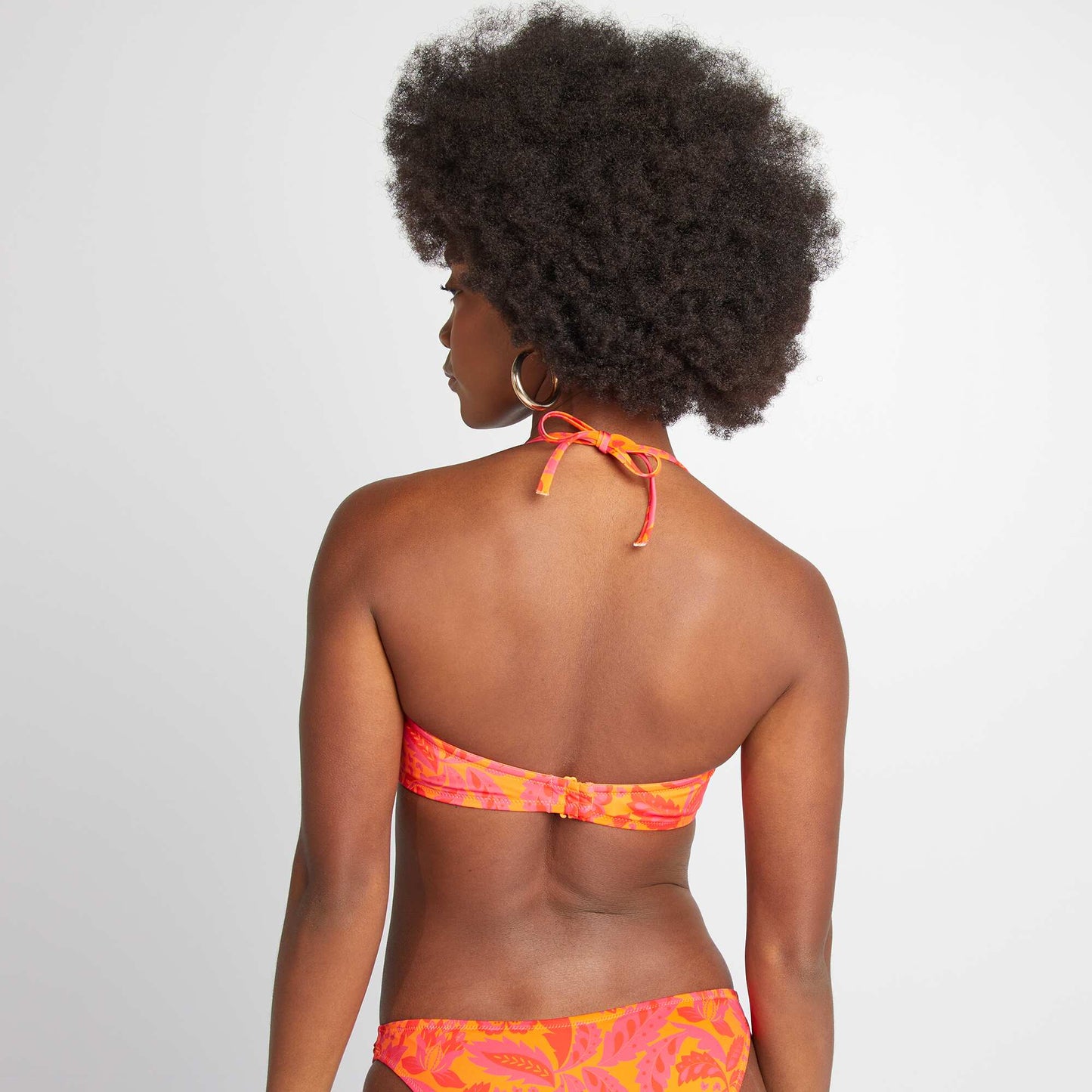 Soutien-gorge de bain à motif ORANGE