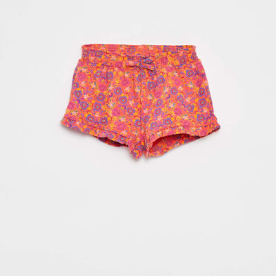 Short en jersey à imprimé ORANGE