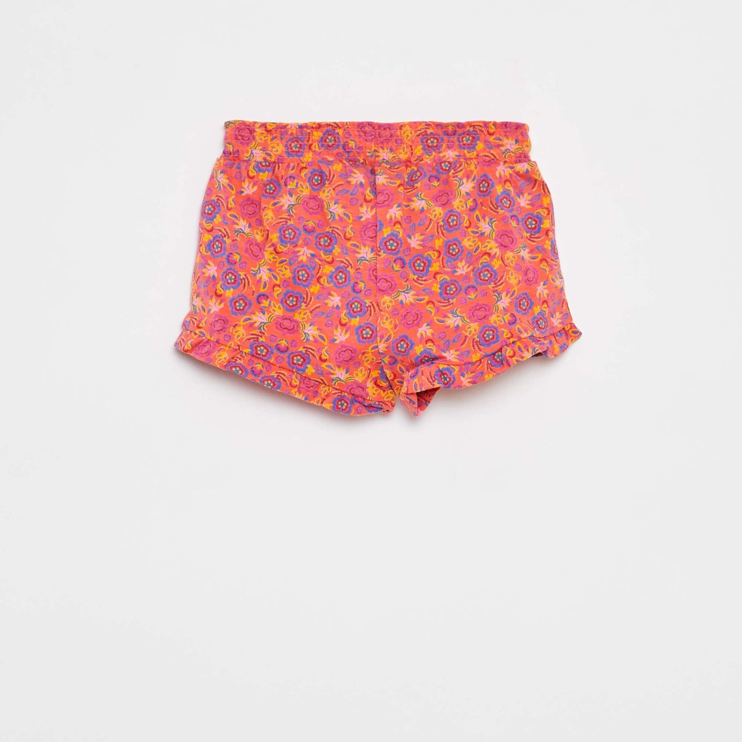 Short en jersey à imprimé ORANGE