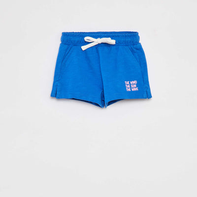 Short en french terry BLANC