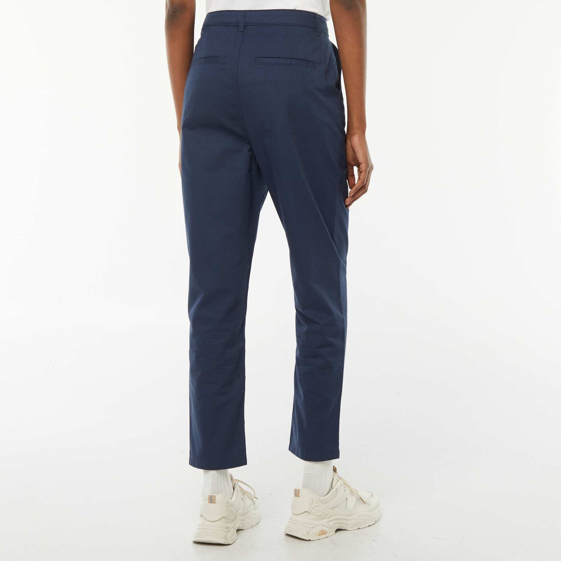 Pantalon chino en twill BLEU