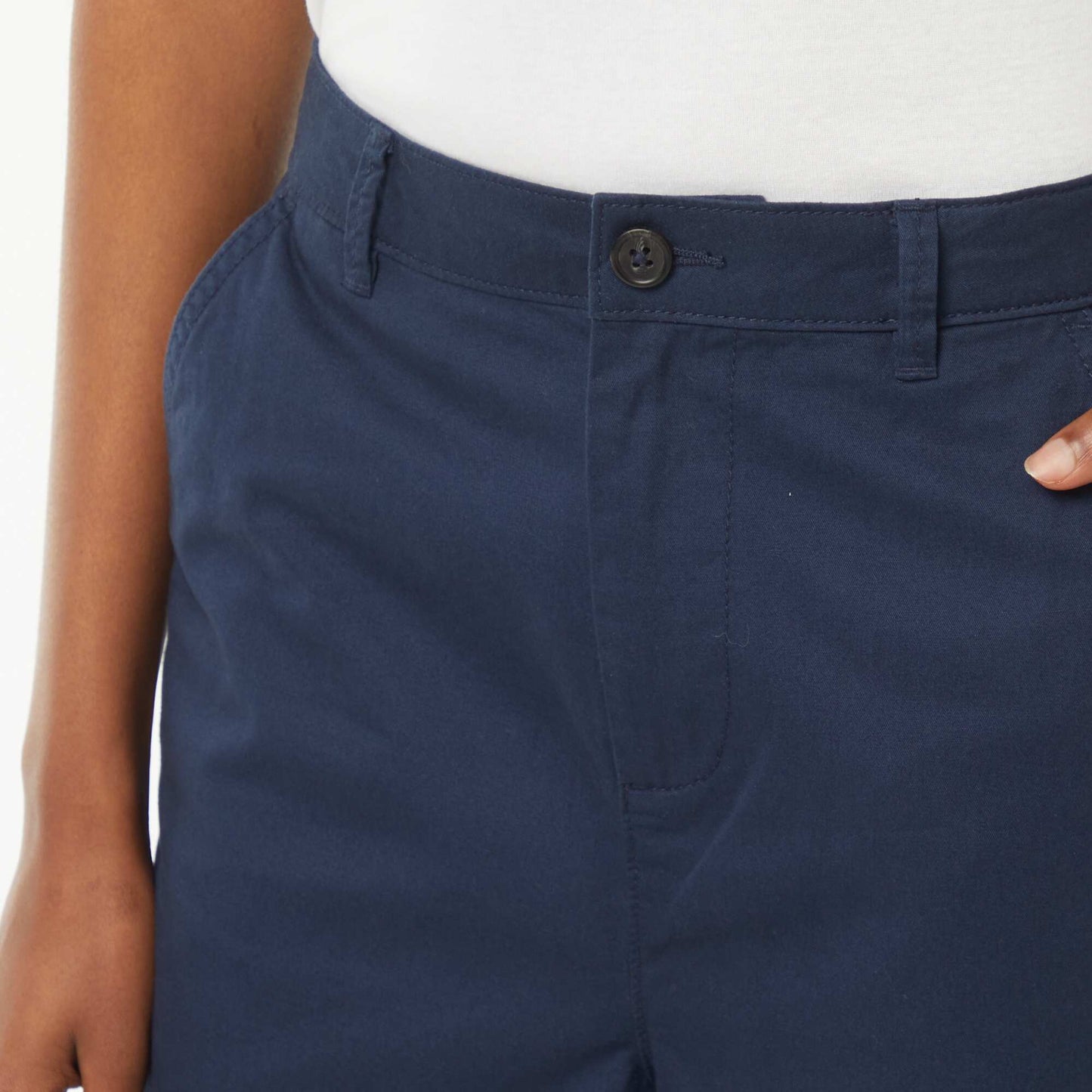 Pantalon chino en twill BLEU