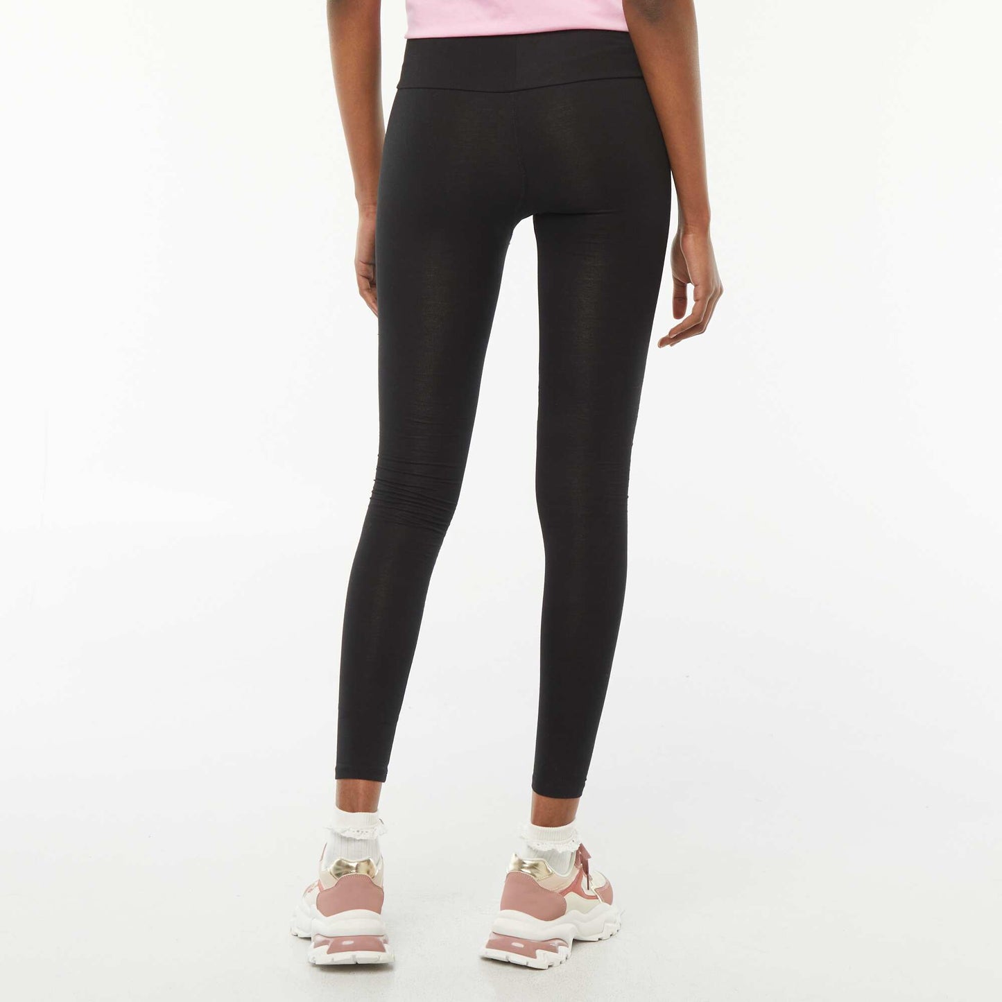 Legging long uni stretch NOIR