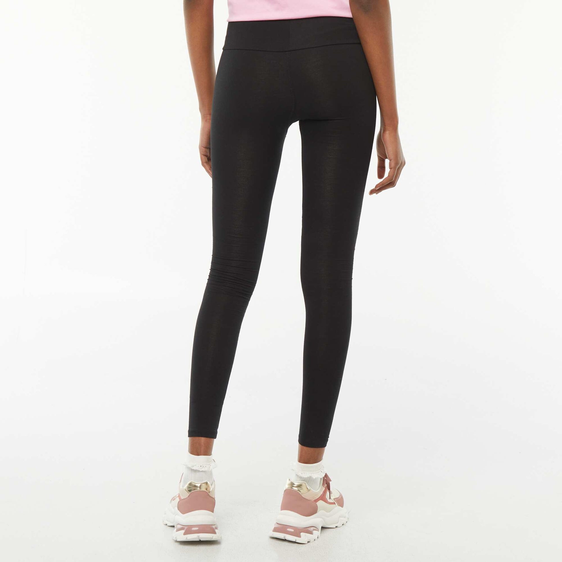 Legging long uni stretch NOIR