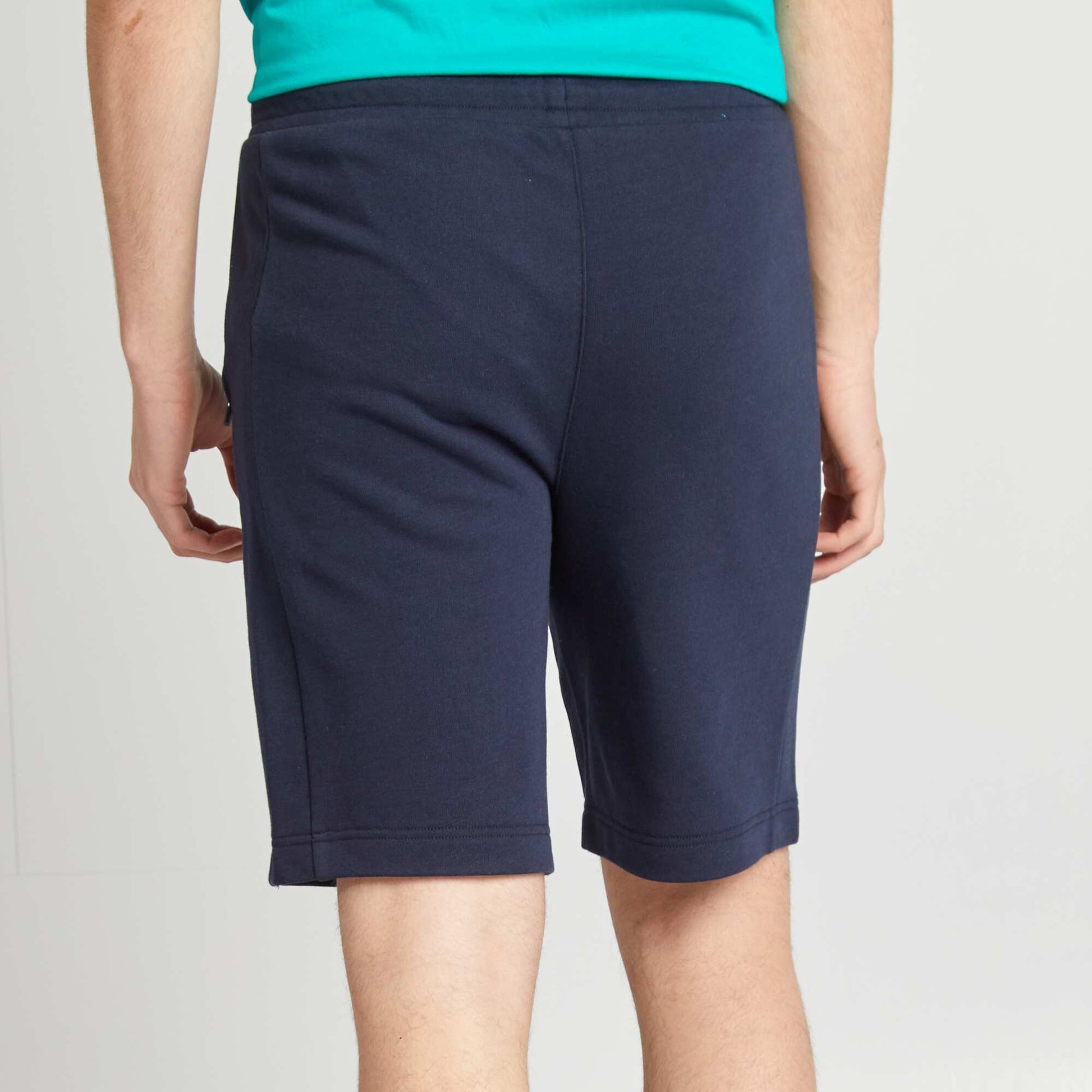 Short en molleton léger BLEU