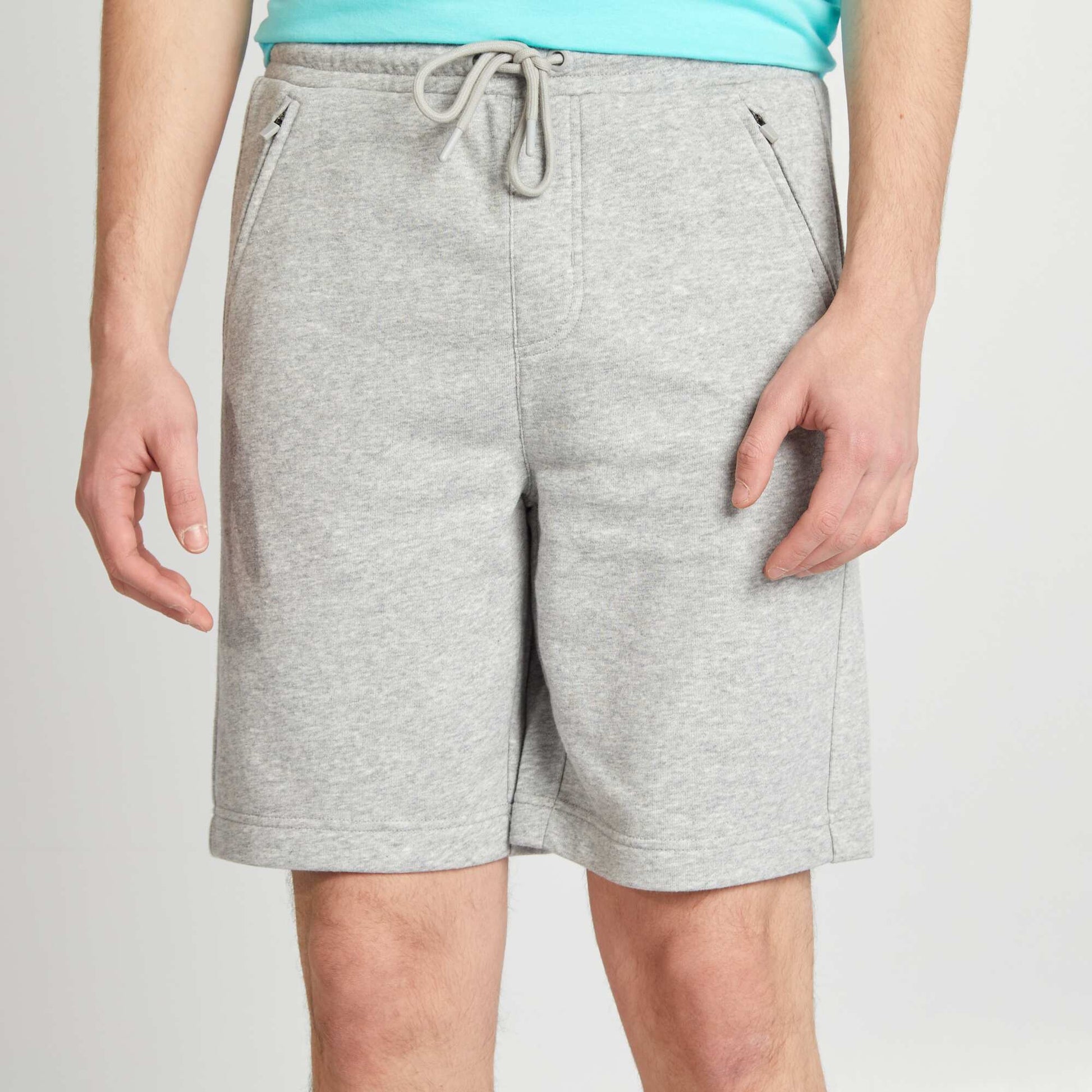 Short en molleton léger GRIS