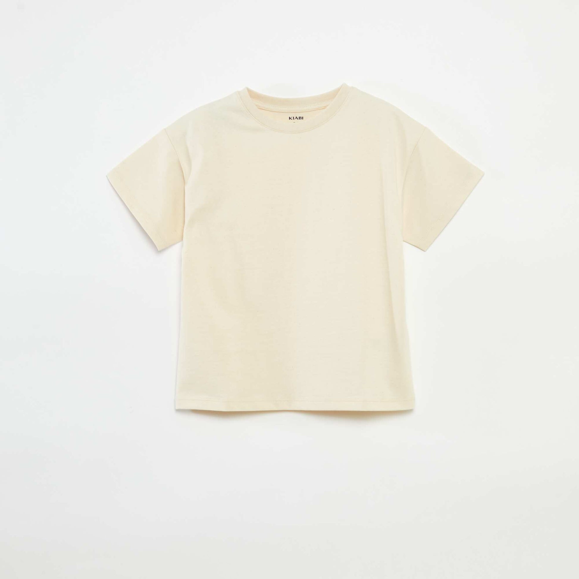 T-shirt en coton premium BEIGE