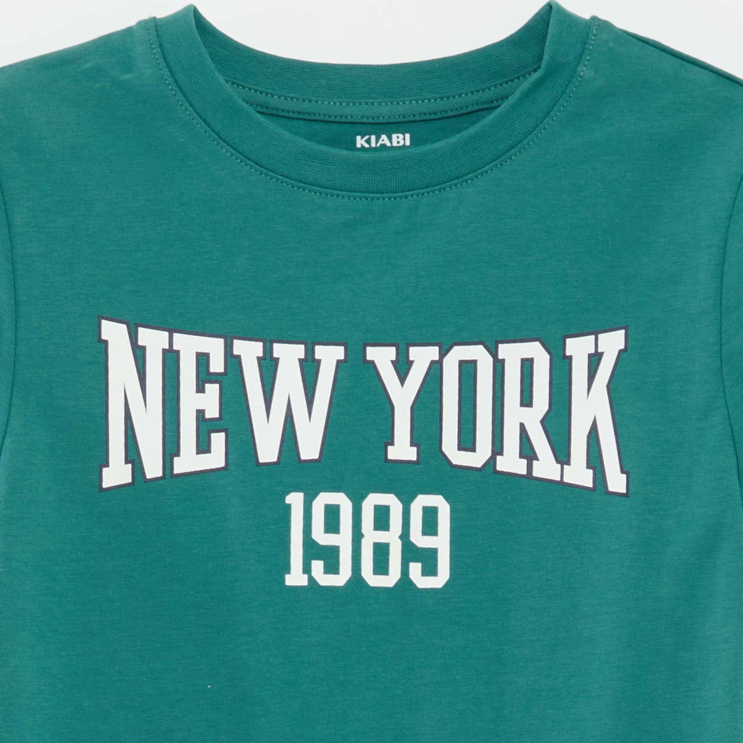 Pyjama court t-shirt + short avec imprimé - 2 pièces VERT