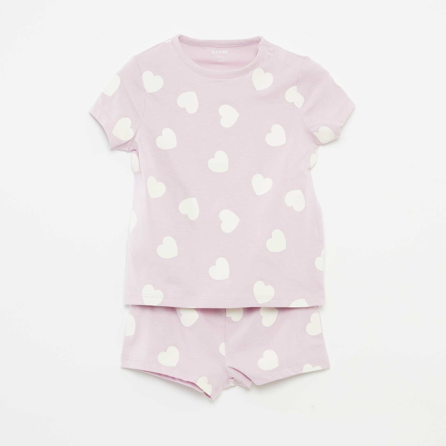 Pyjama court t-shirt + short - 2 pièces VIOLET