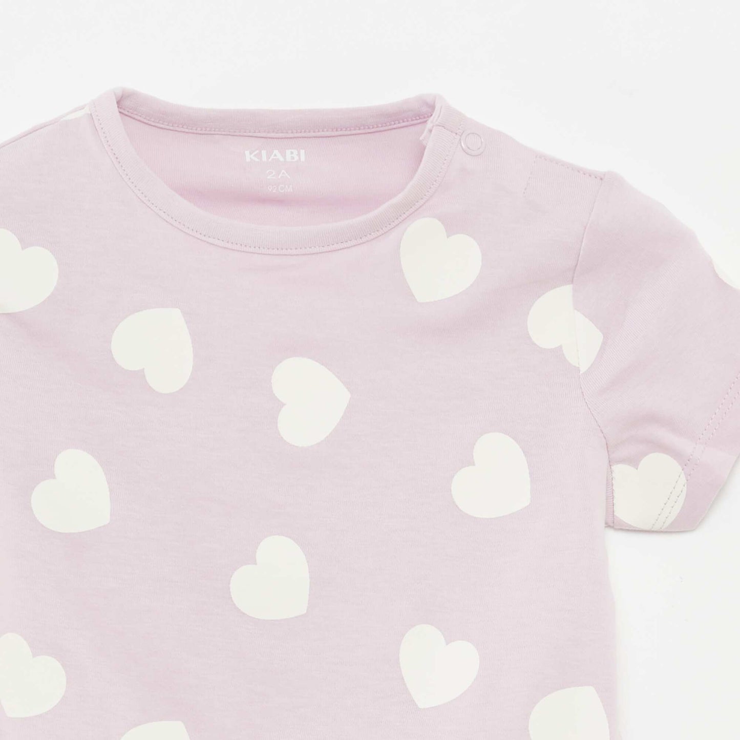Pyjama court t-shirt + short - 2 pièces VIOLET
