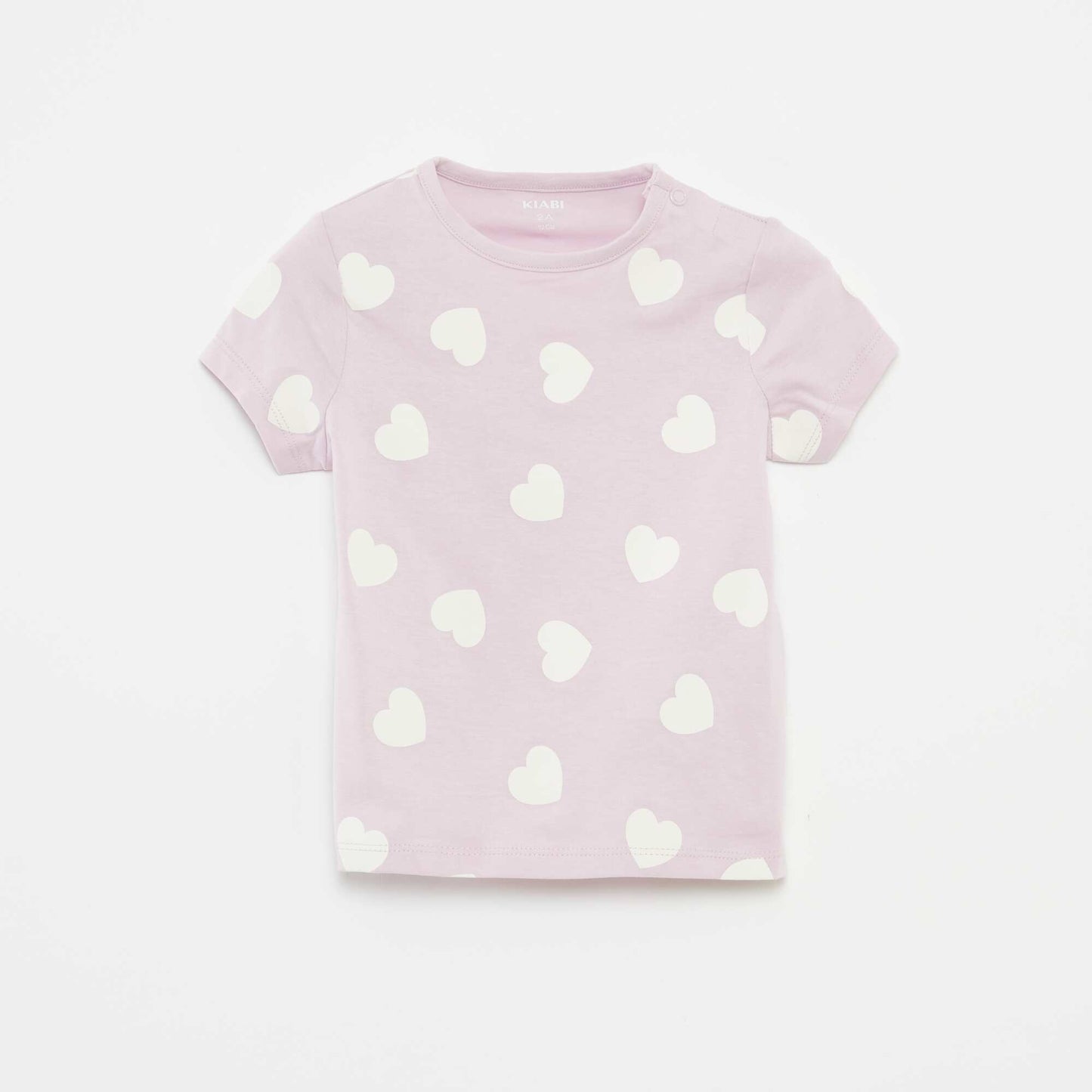 Pyjama court t-shirt + short - 2 pièces VIOLET