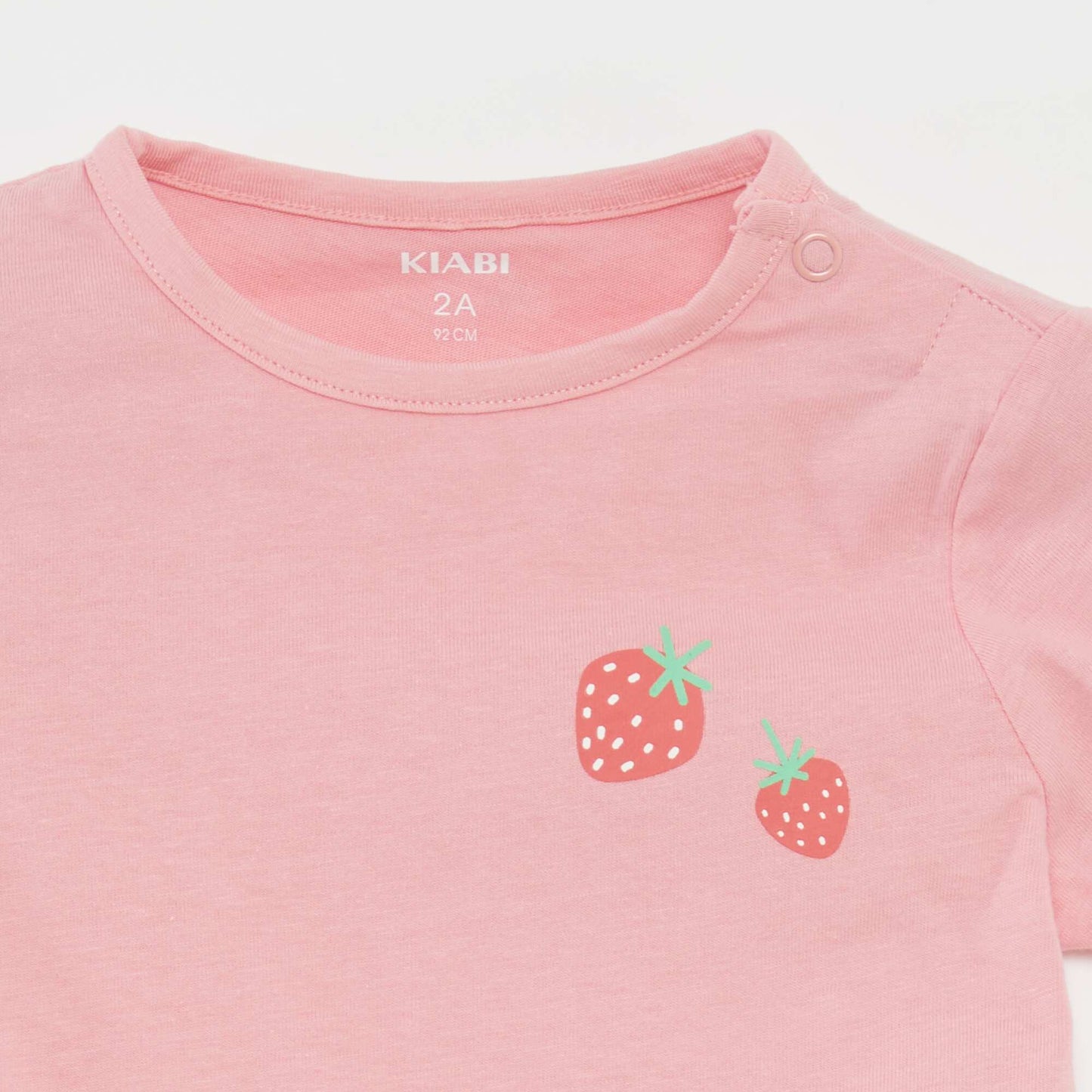Pyjama court t-shirt + short - 2 pièces ROSE