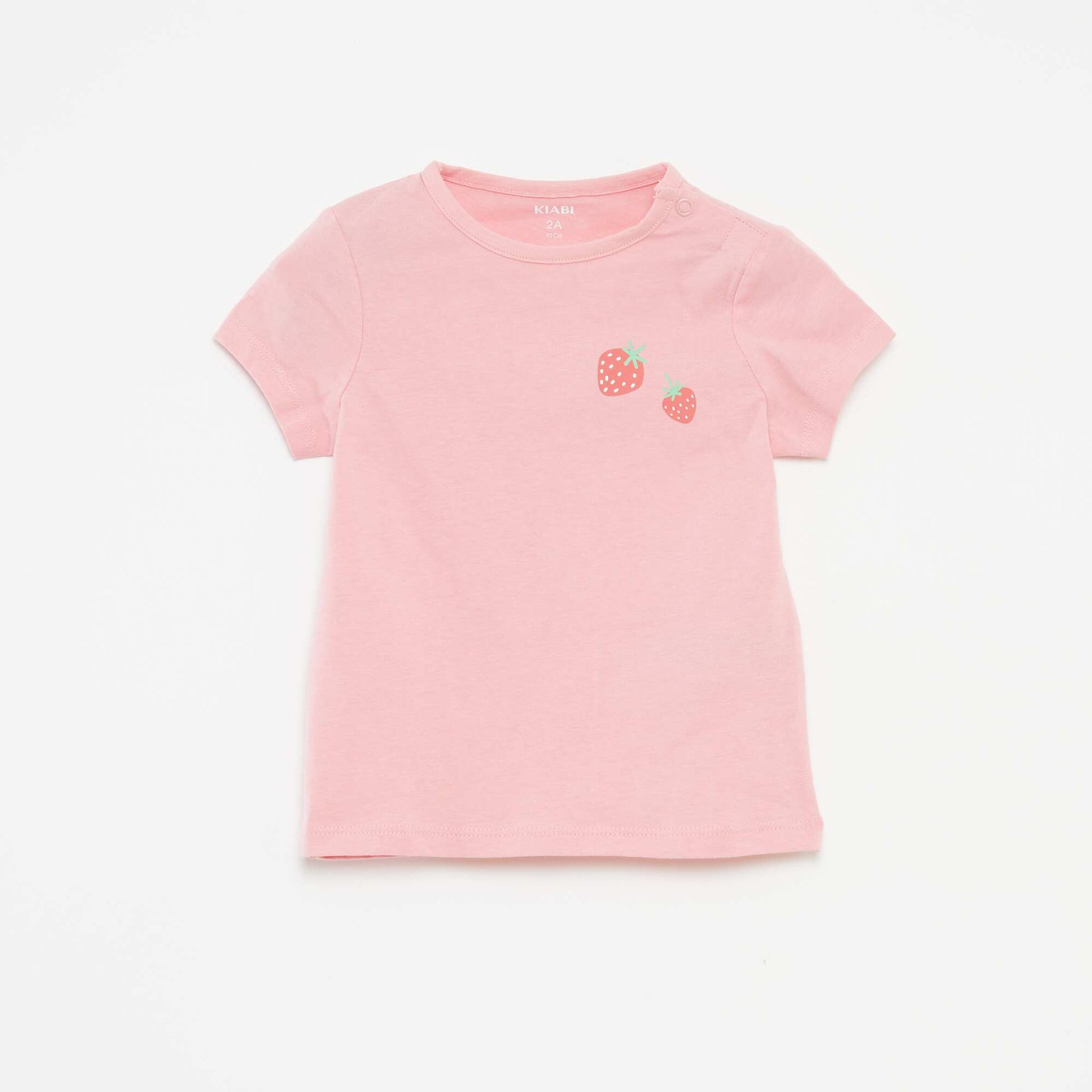 Pyjama court t-shirt + short - 2 pièces ROSE