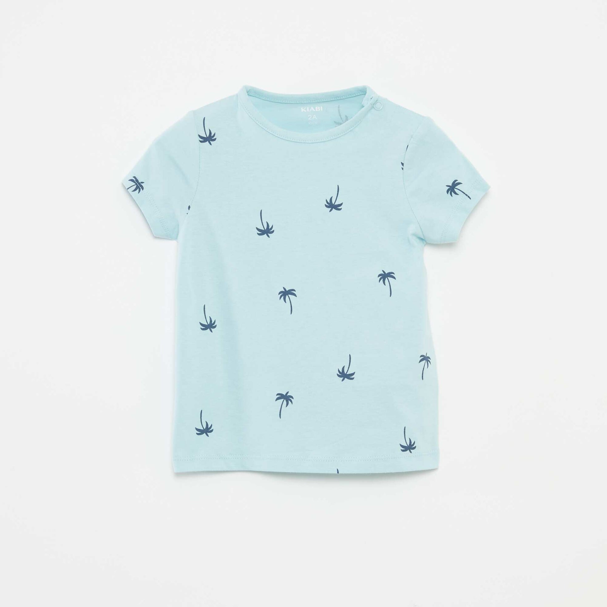 Pyjama court t-shirt + short - 2 pièces BLEU
