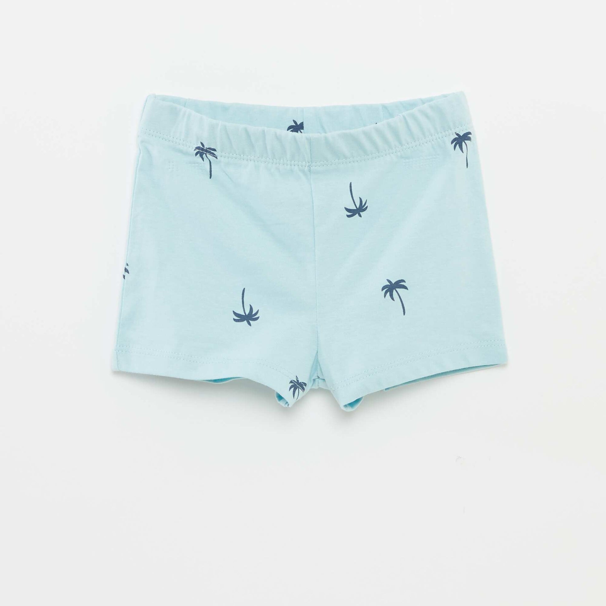Pyjama court t-shirt + short - 2 pièces BLEU