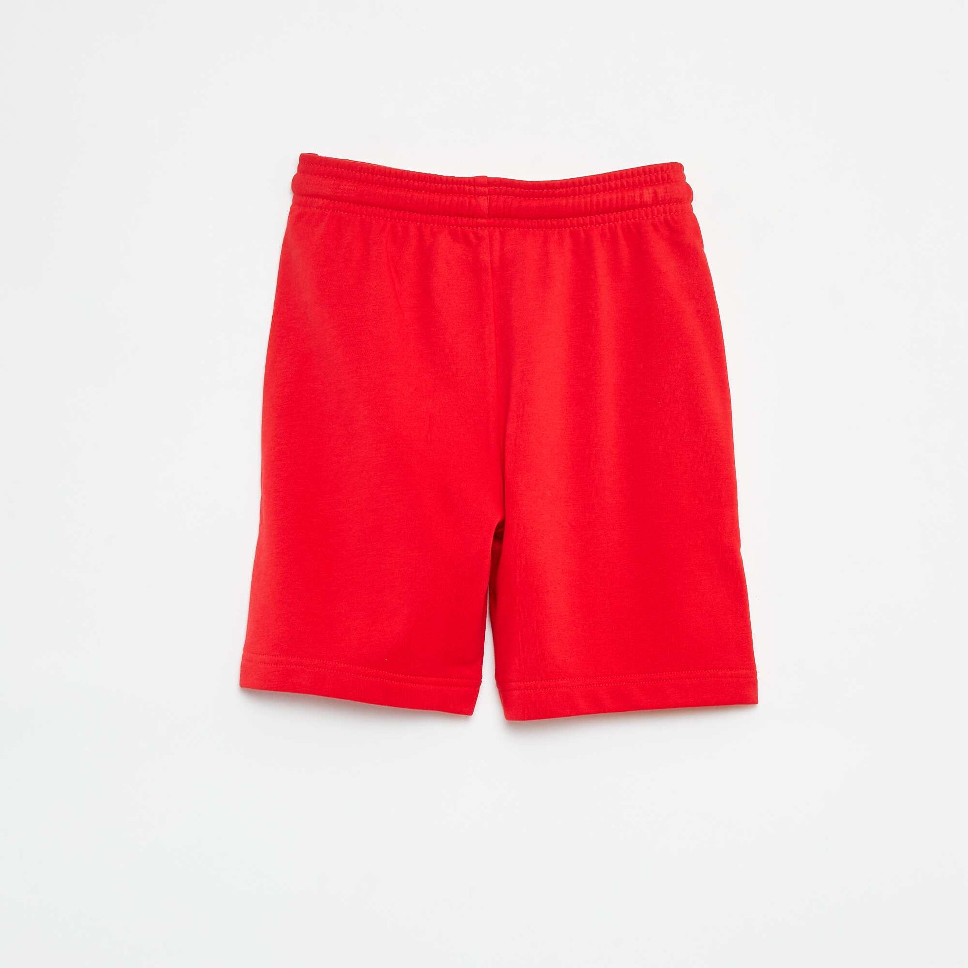 Short de sport uni ROUGE