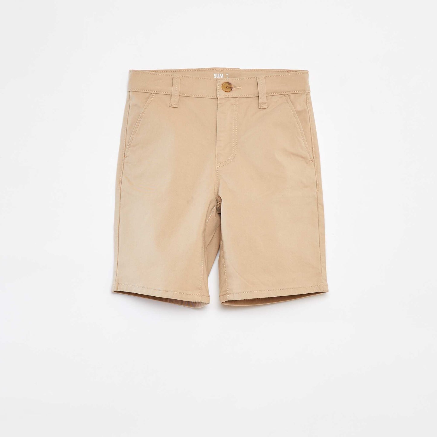 Bermuda en twill BEIGE
