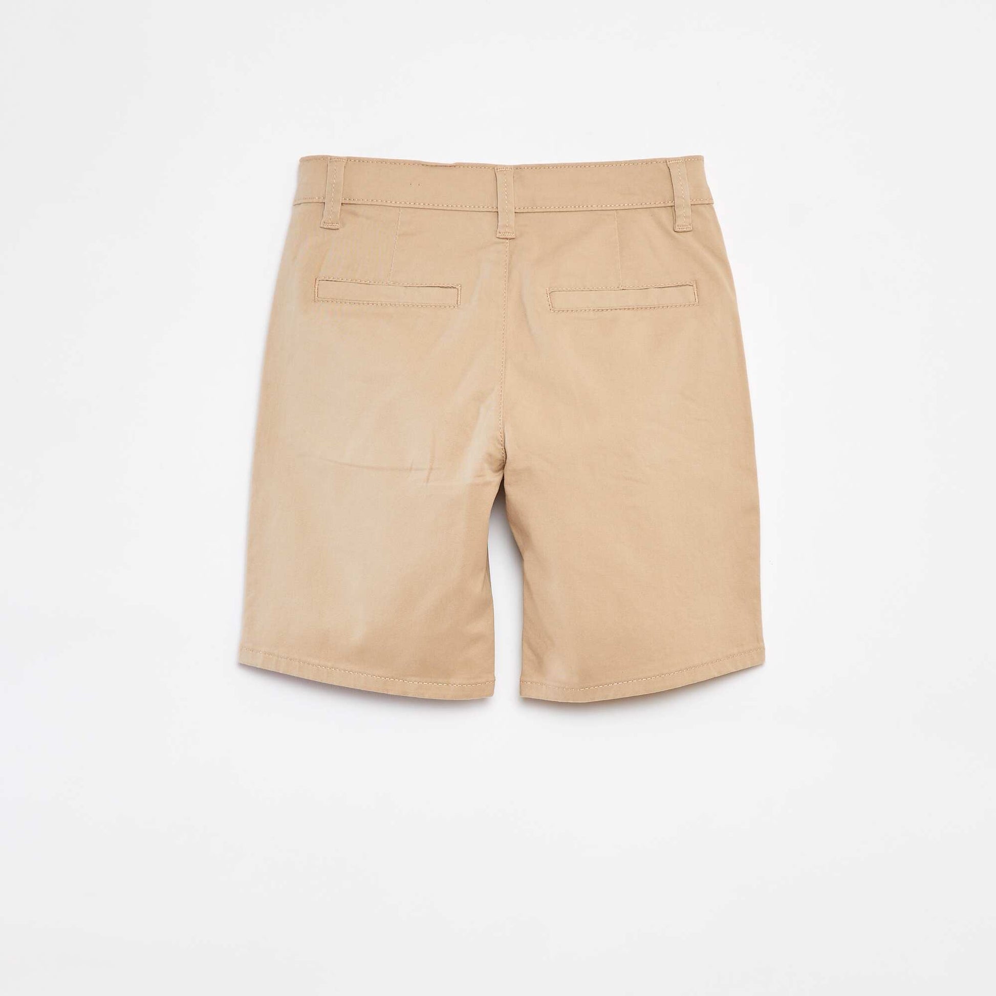 Bermuda en twill BEIGE