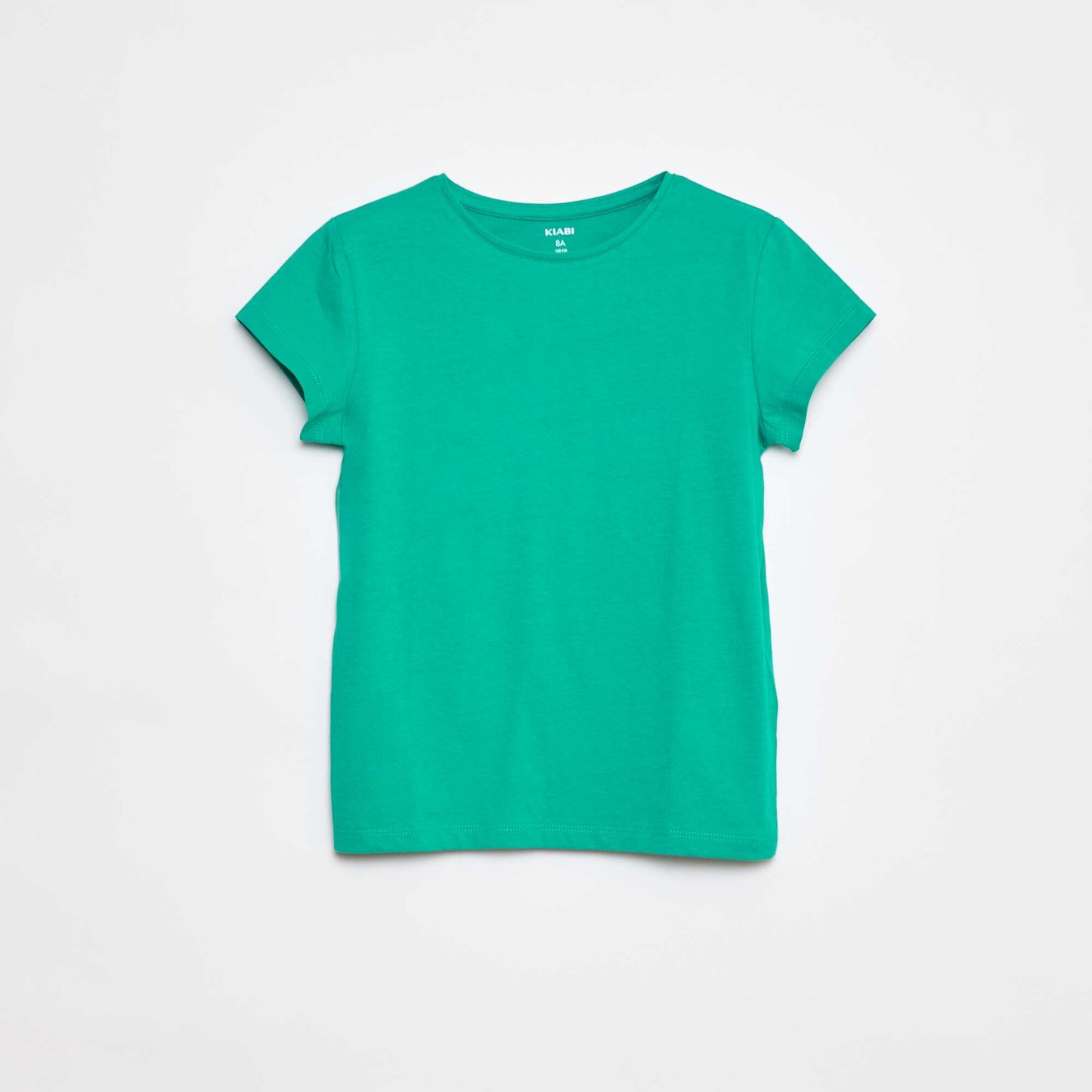 T-shirt en maille jersey manches courtes VERT