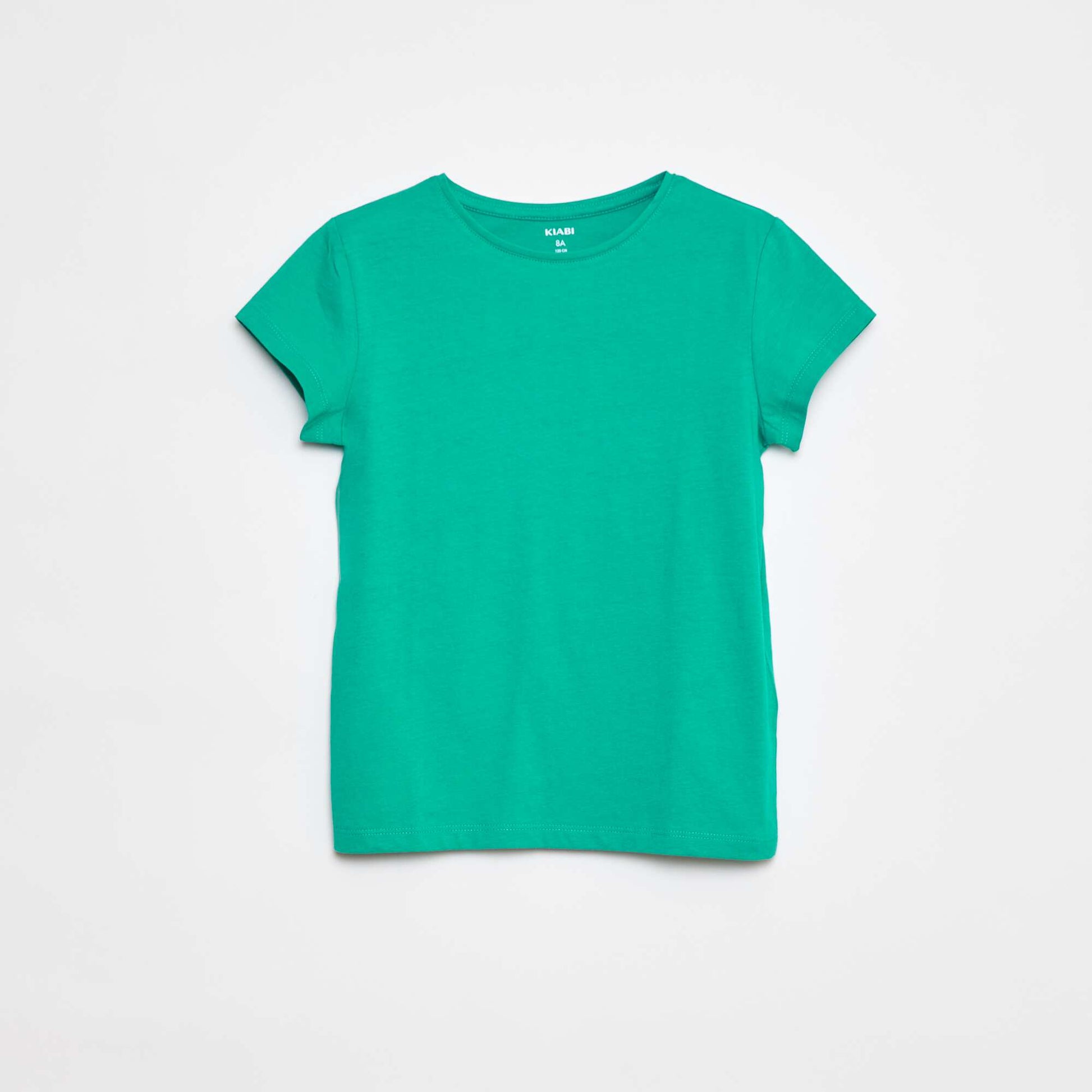 T-shirt en maille jersey manches courtes VERT
