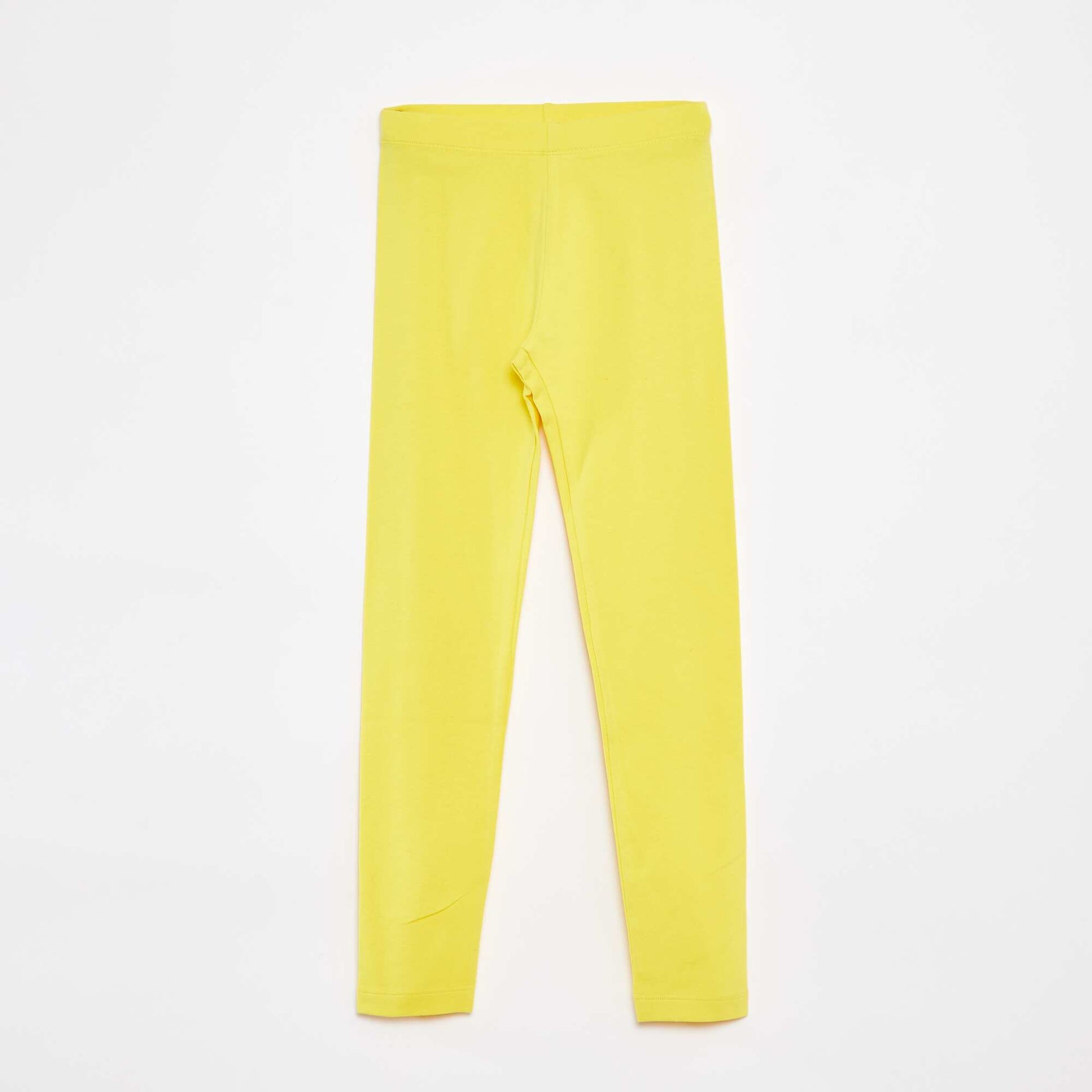 Legging long en jersey JAUNE