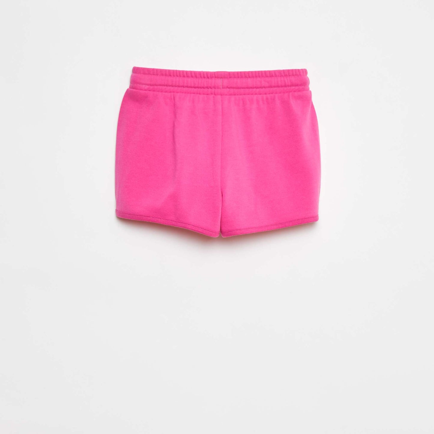 Short uni en molleton fin avec 2 poches ROSE