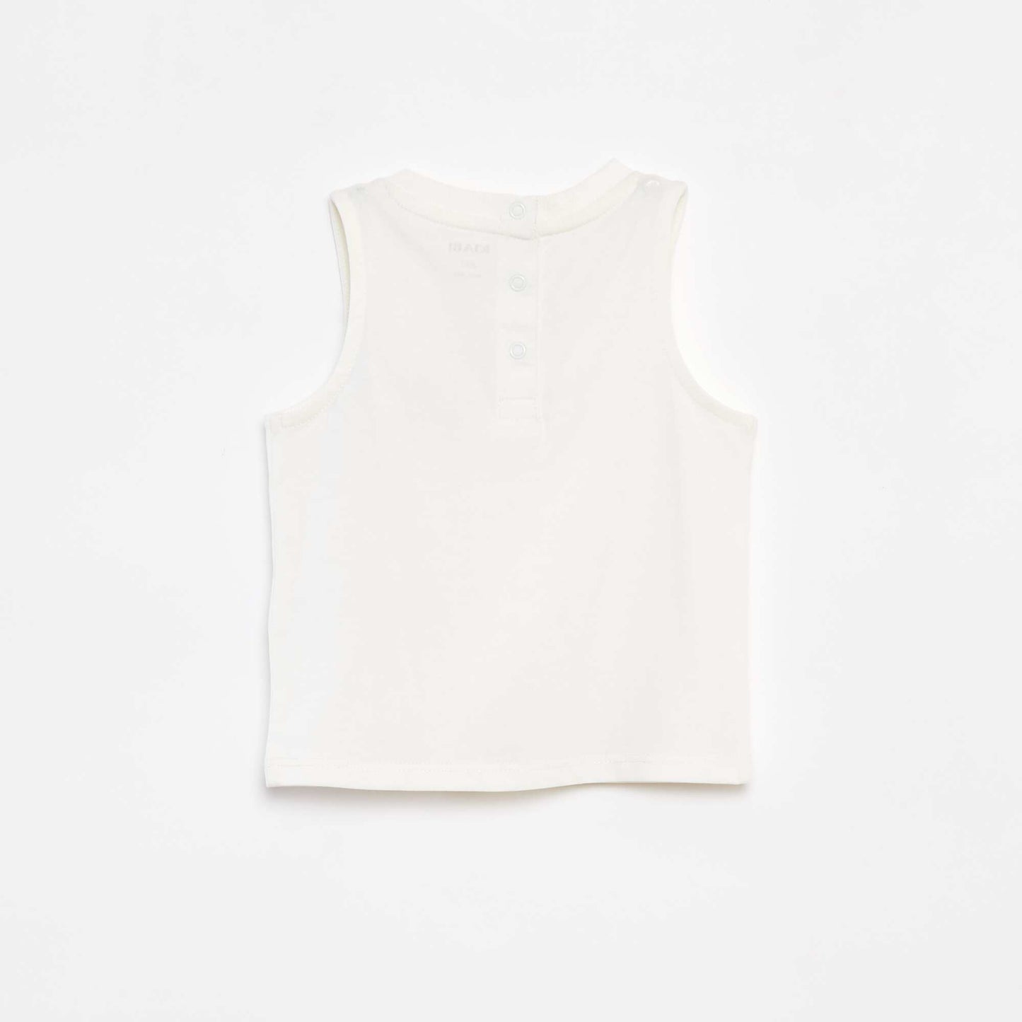 Débardeur avec broderie BLANC