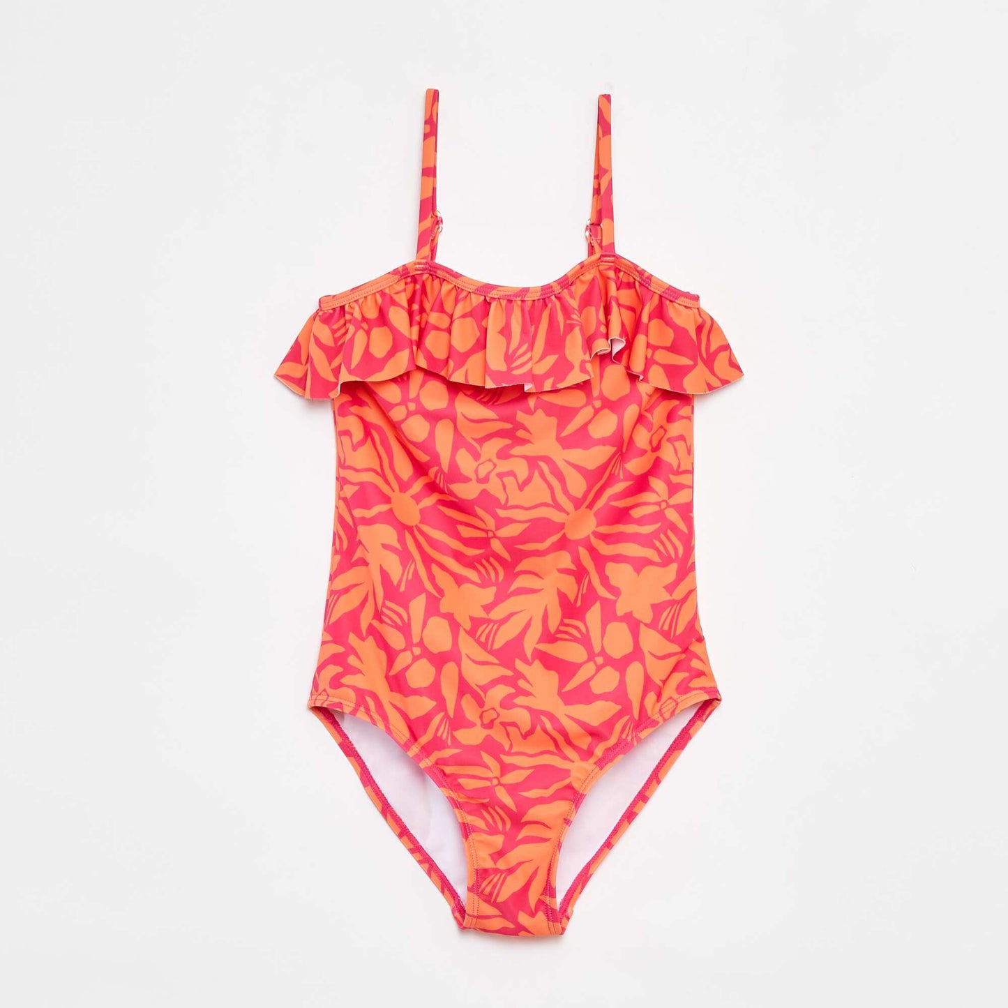 Maillot de bain volanté - 1 pièce ROSE