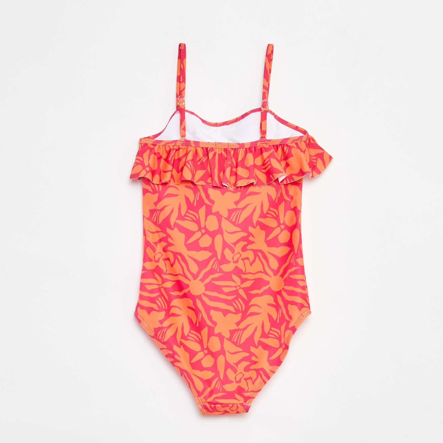Maillot de bain volanté - 1 pièce ROSE