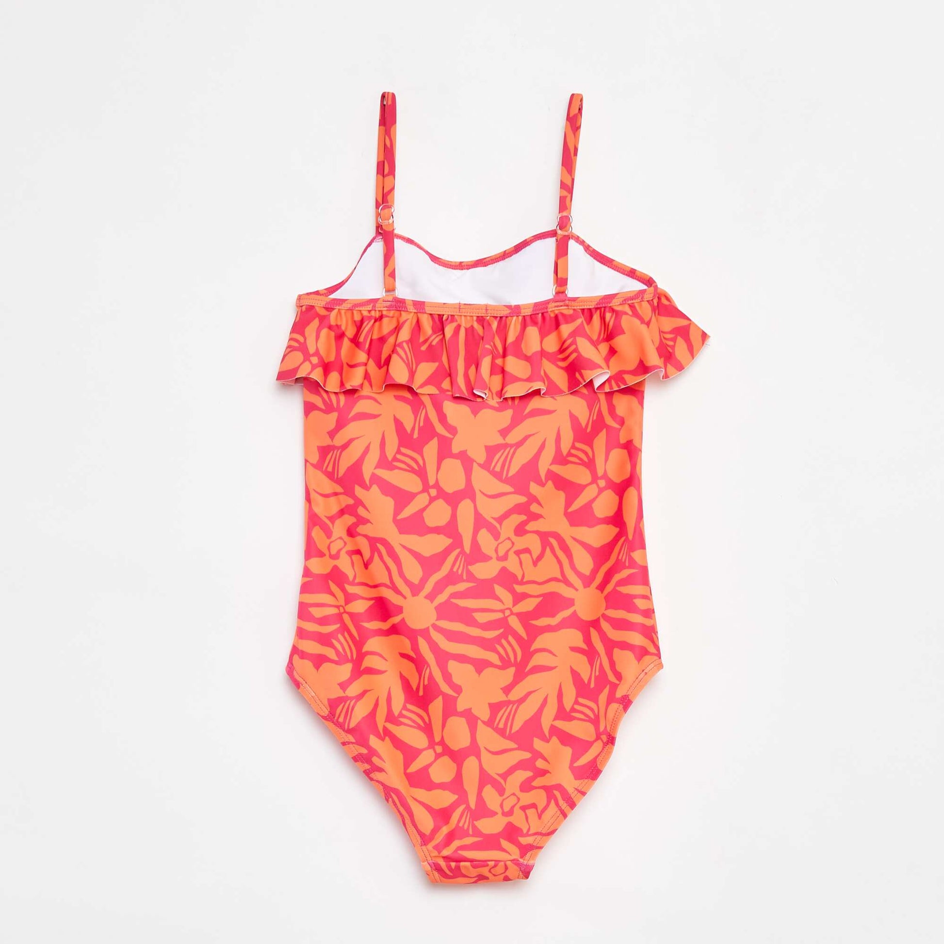 Maillot de bain volanté - 1 pièce ROSE