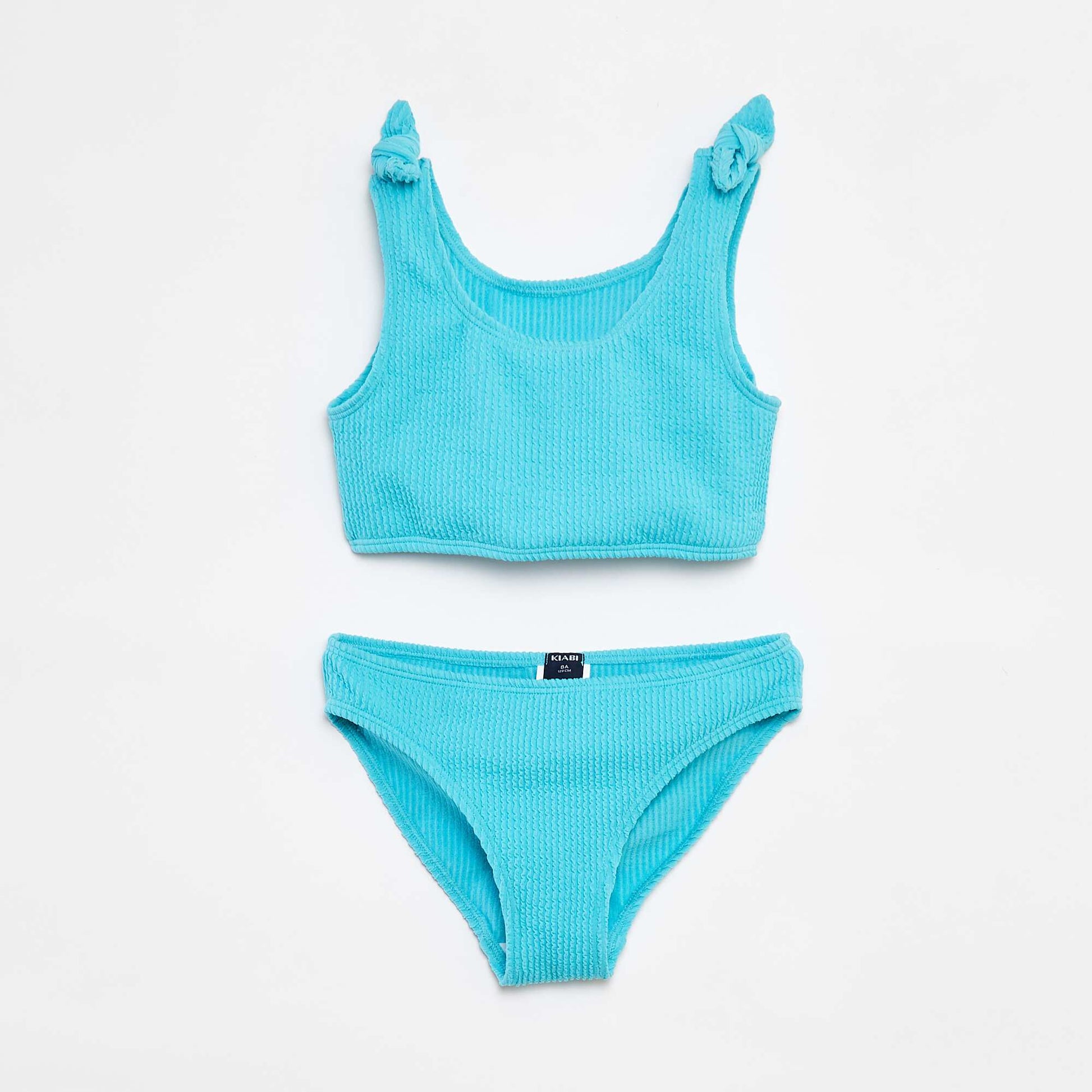 Maillot de bain avec nœuds - 2 pièces BLEU