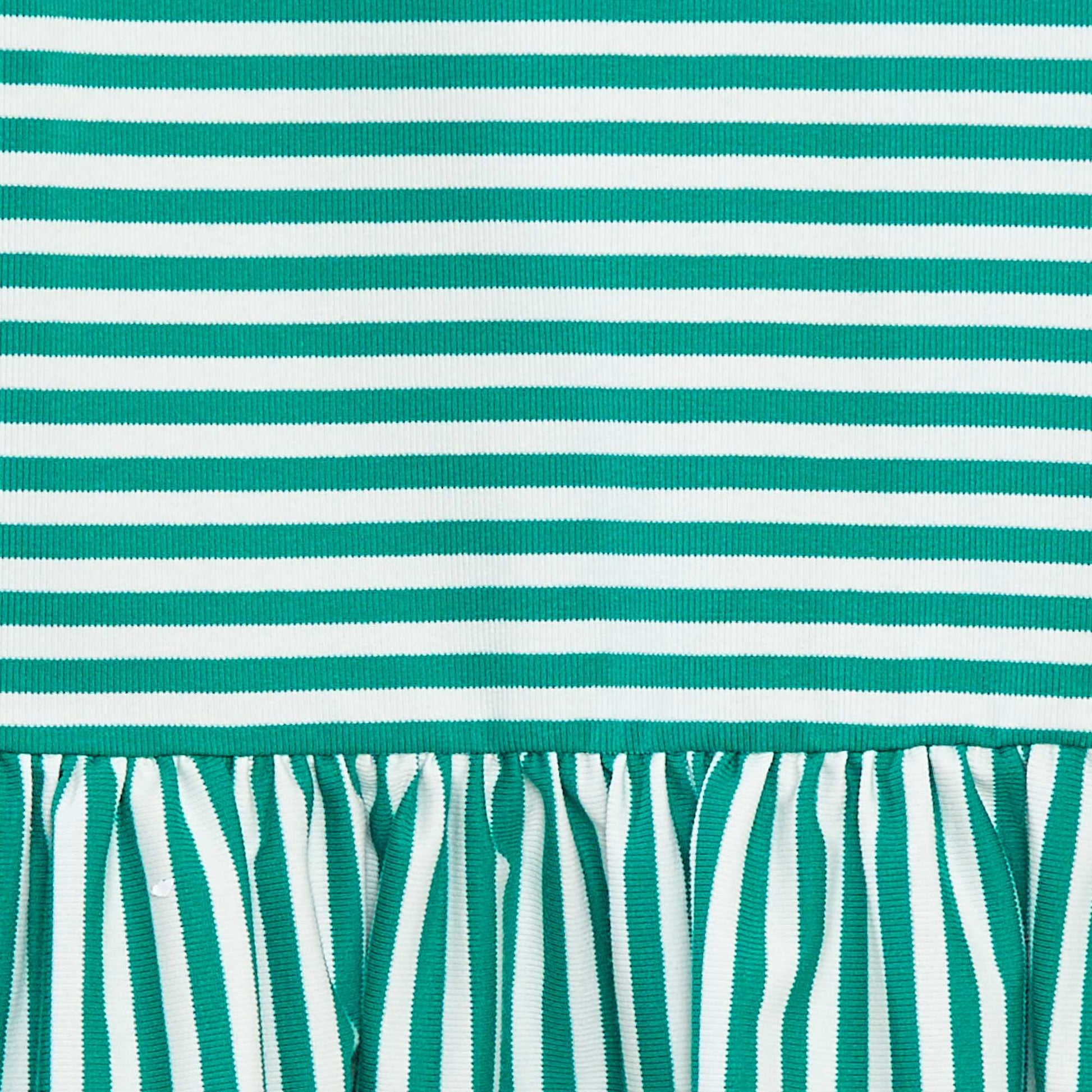 Robe sans manches avec volants VERT