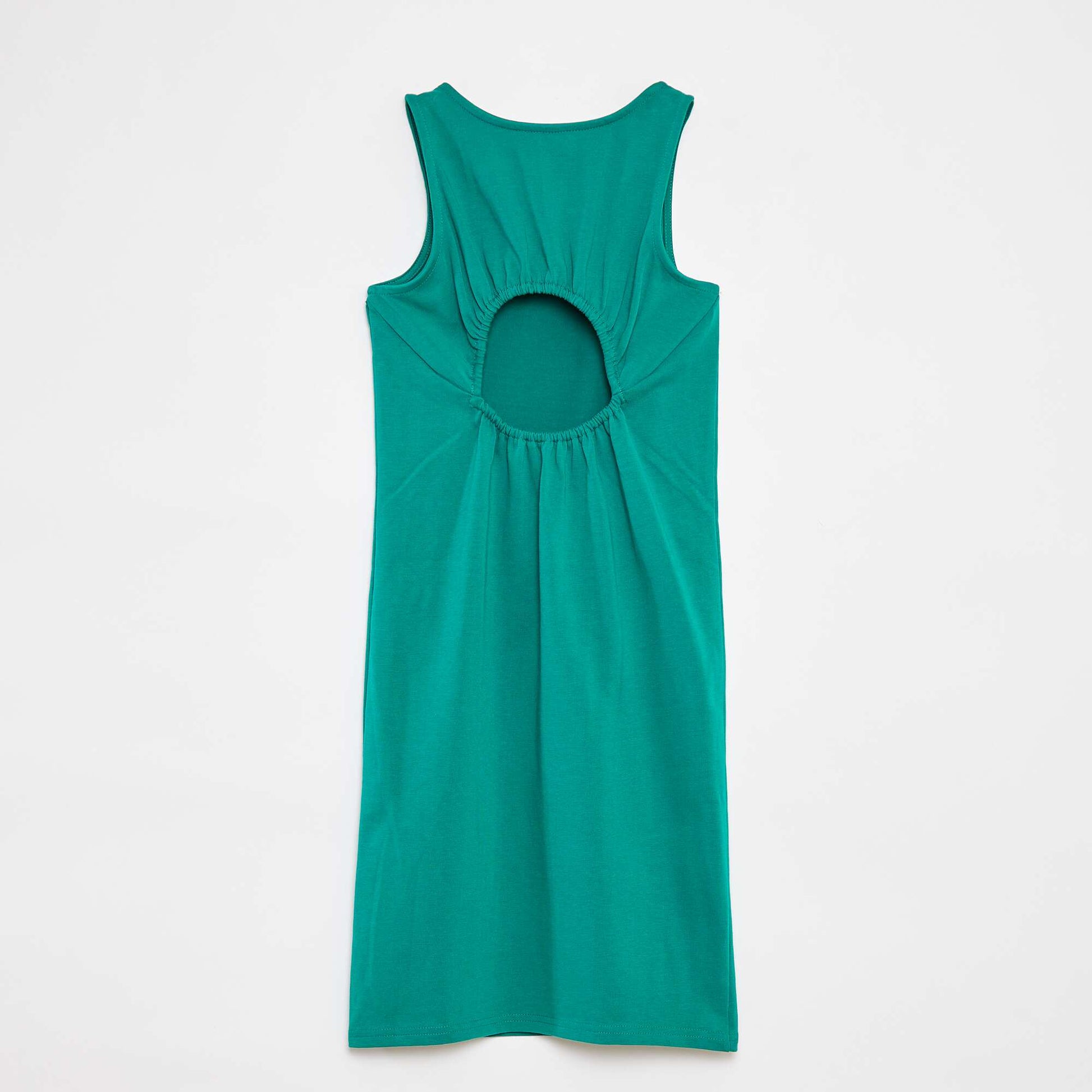 Robe sans manches ouverte dans le dos VERT