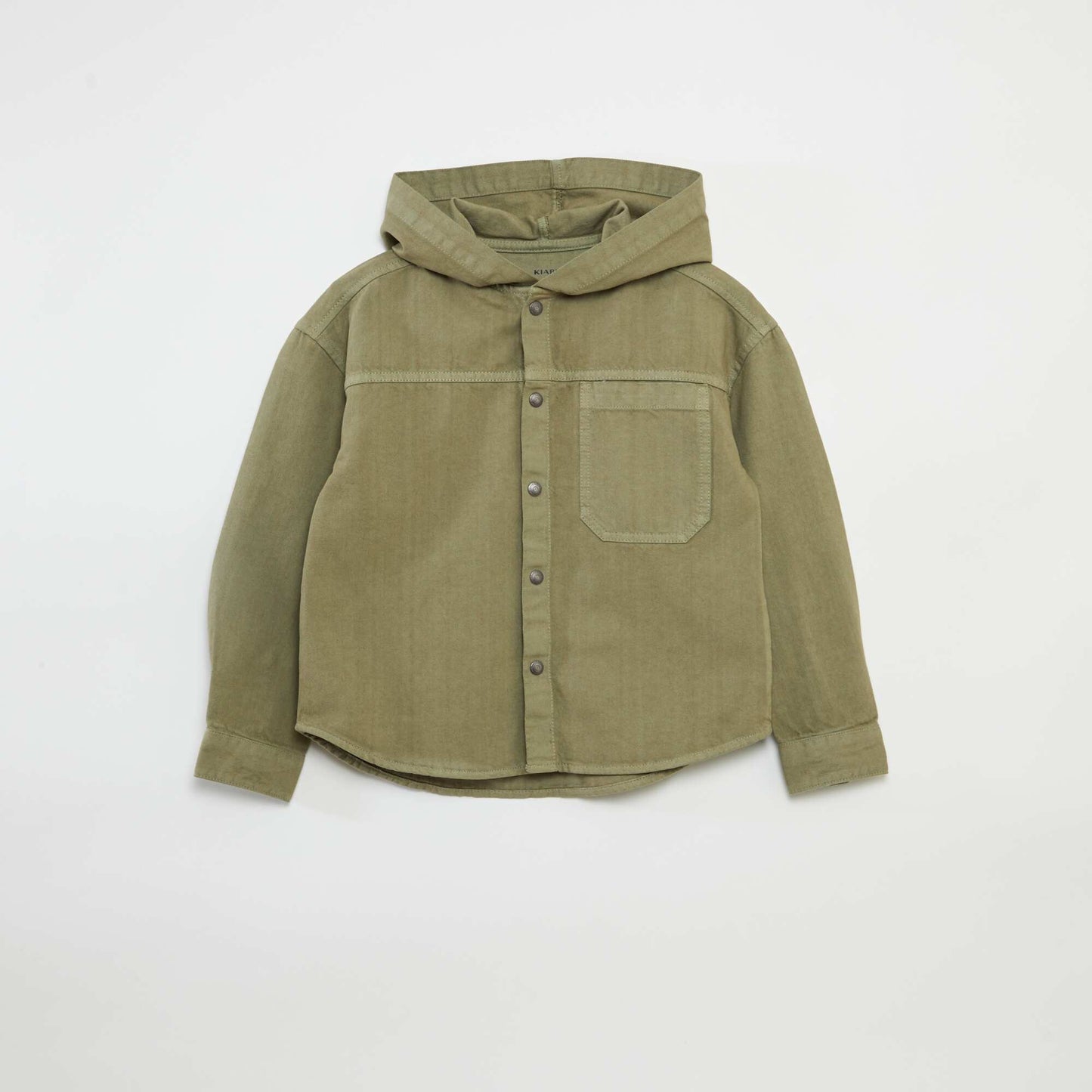 Surchemise regular à capuche KAKI