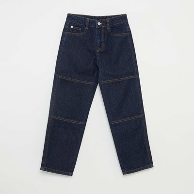 Pantalon baggy en jean BLEU