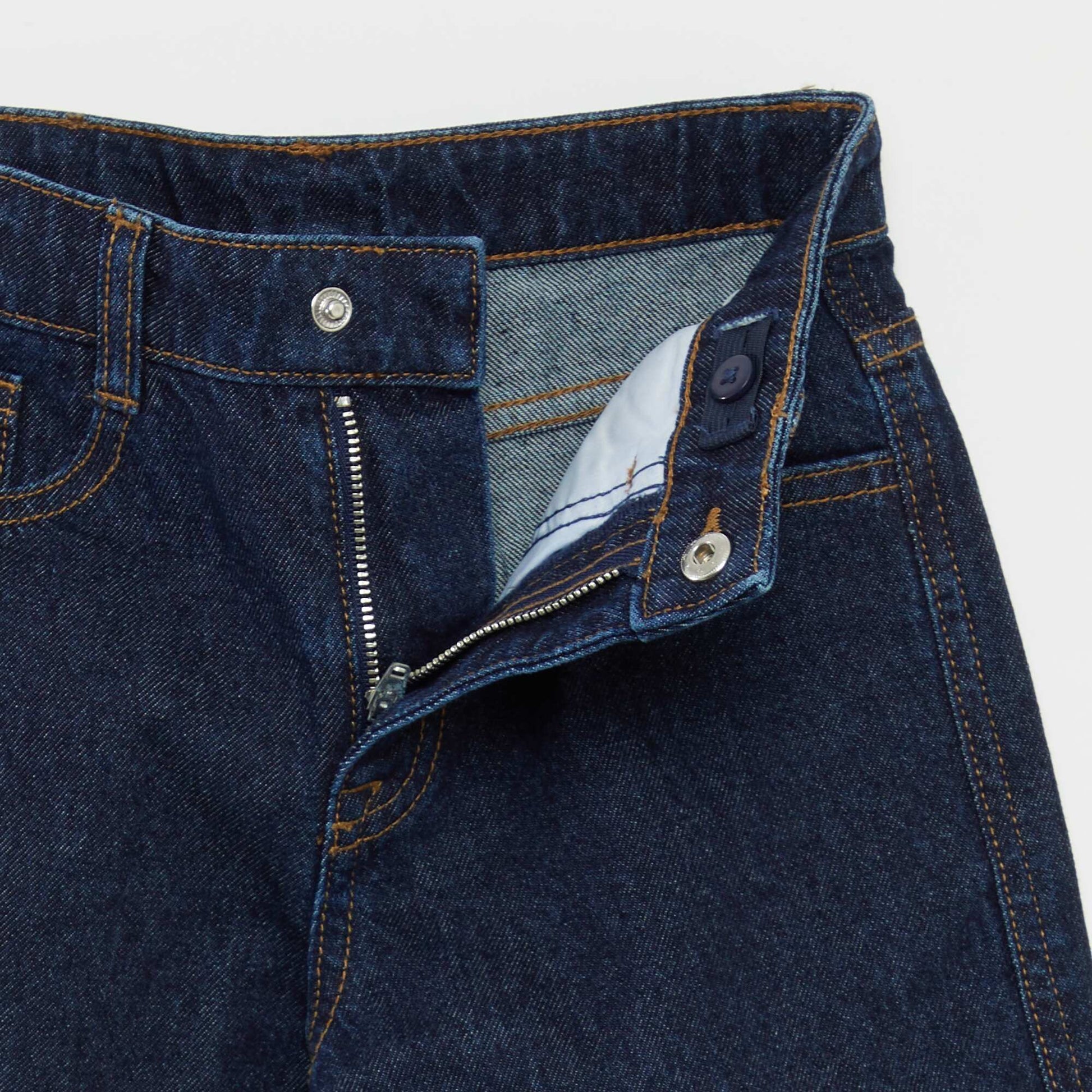 Pantalon baggy en jean BLEU