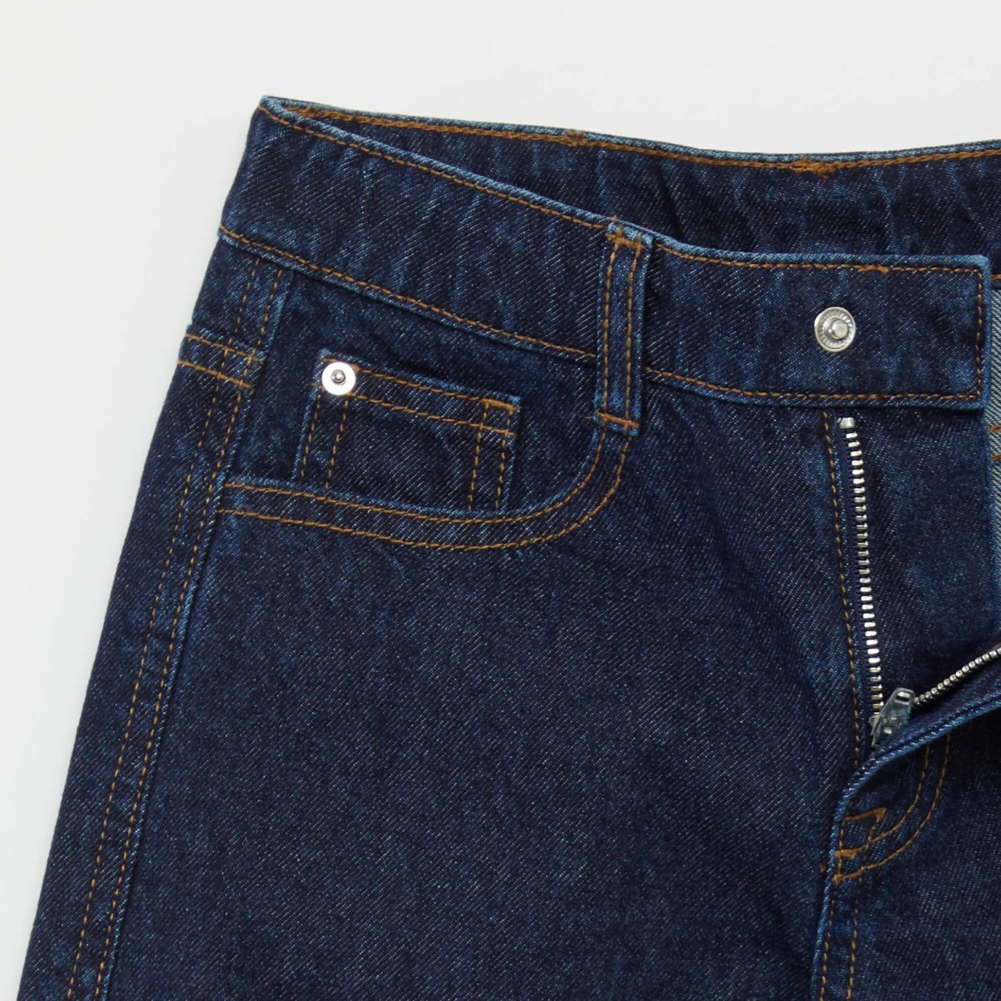 Pantalon baggy en jean BLEU