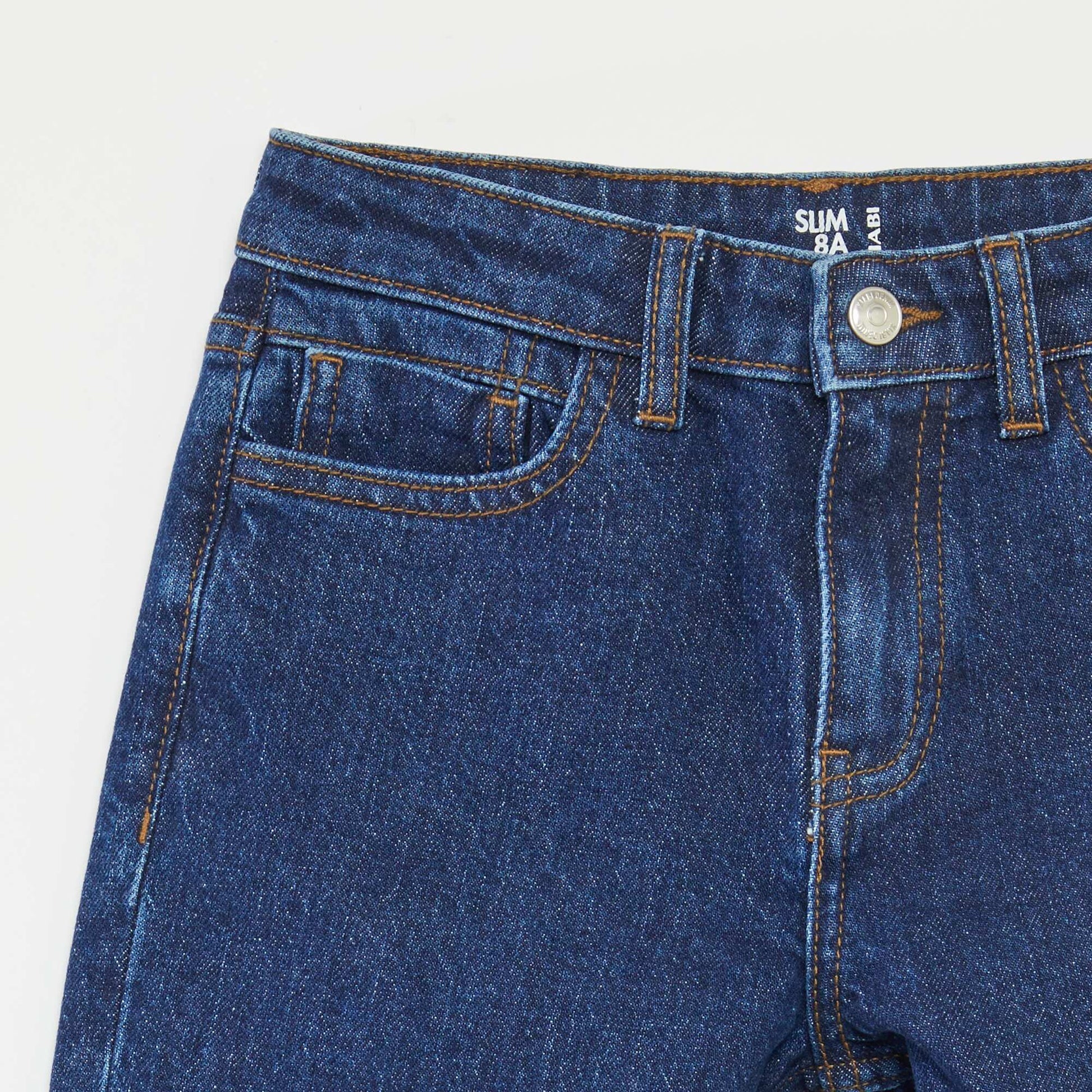 Jean regular / coupe droite BLEU