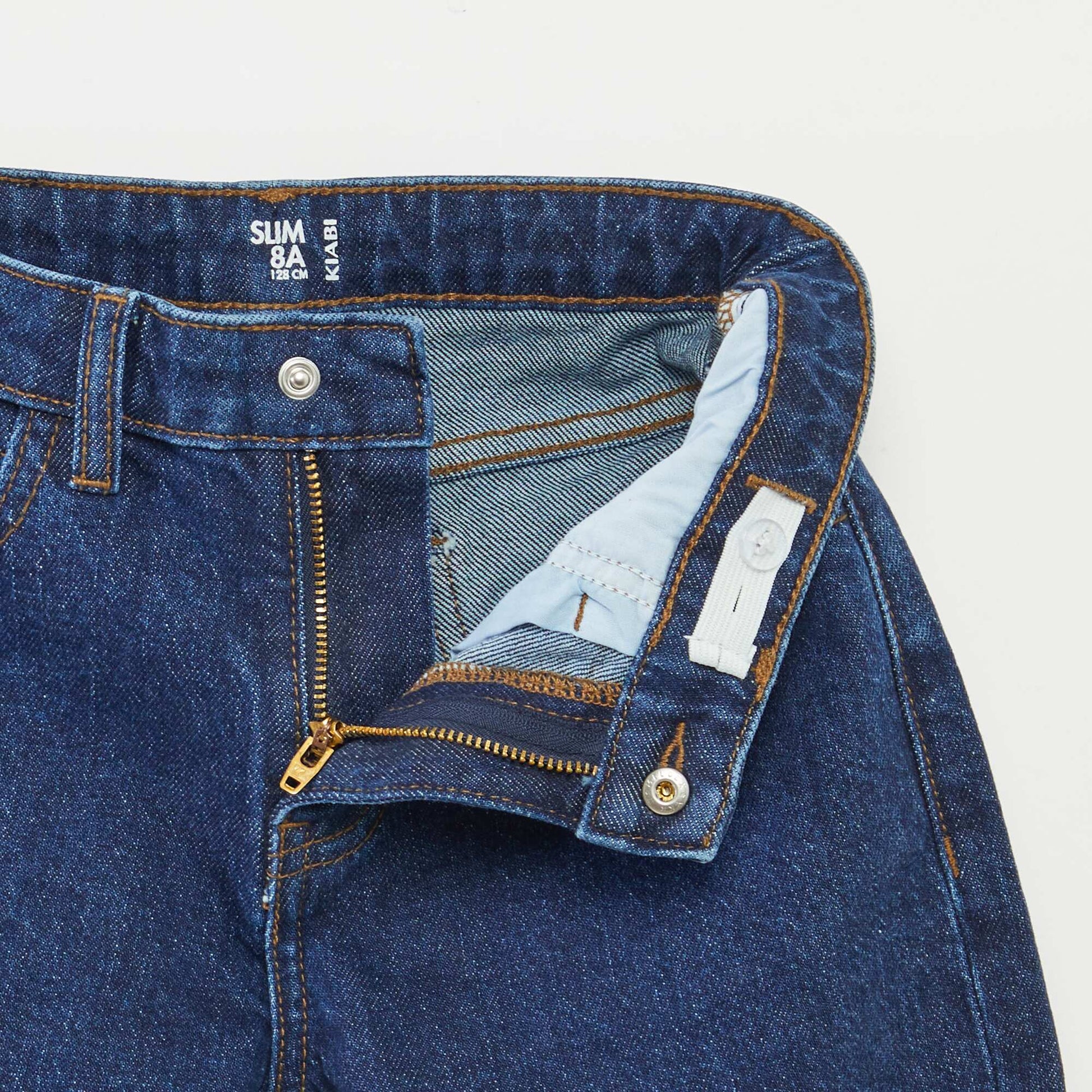 Jean regular / coupe droite BLEU