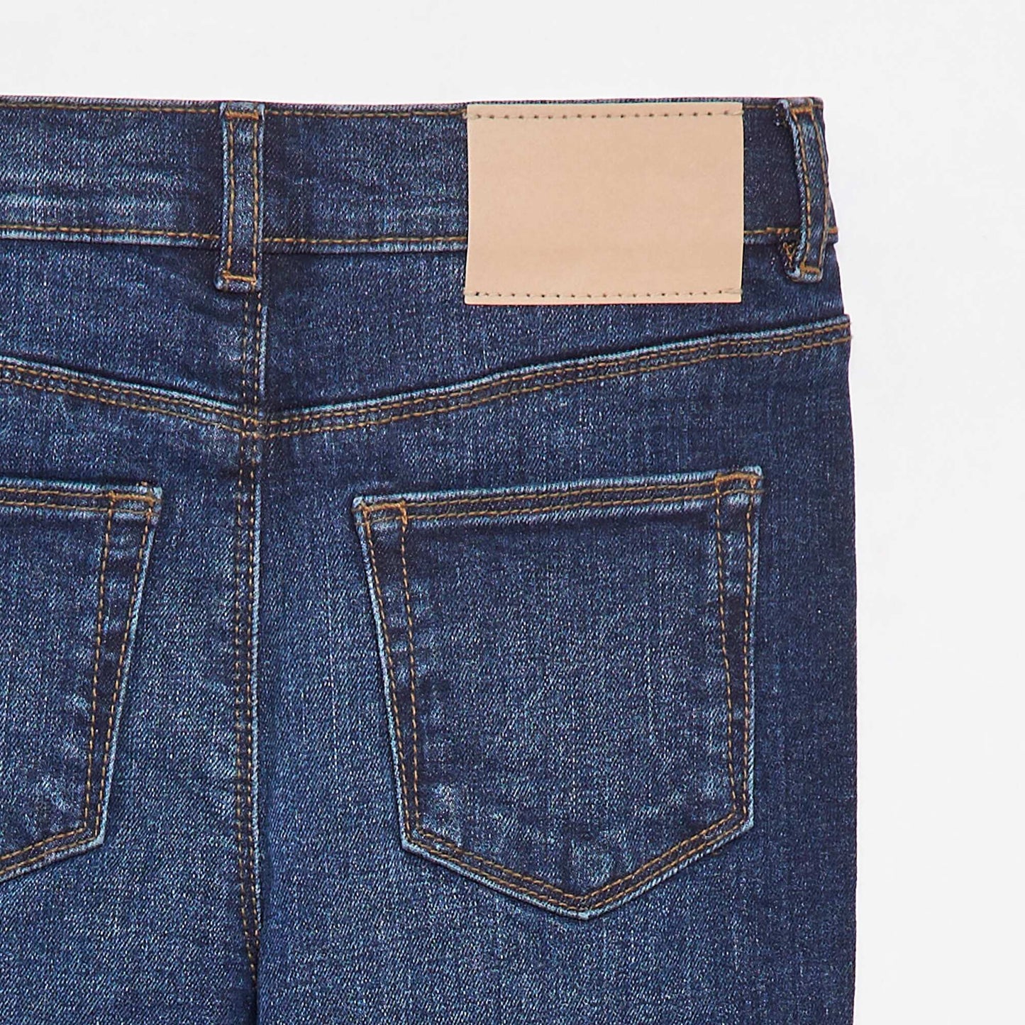 Jean denim stretch coupe skinny / très ajustée BLEU