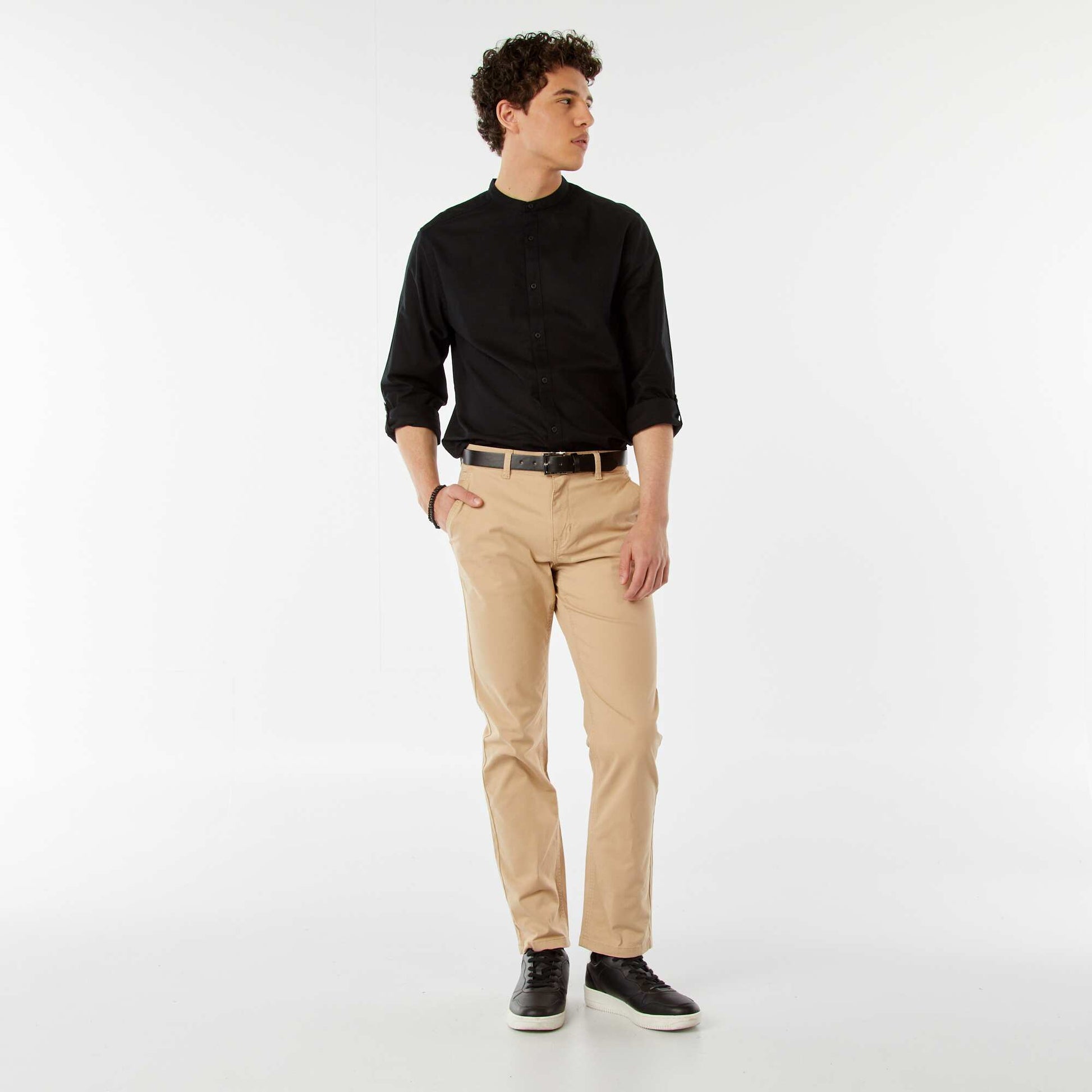 Pantalon chino basique BEIGE