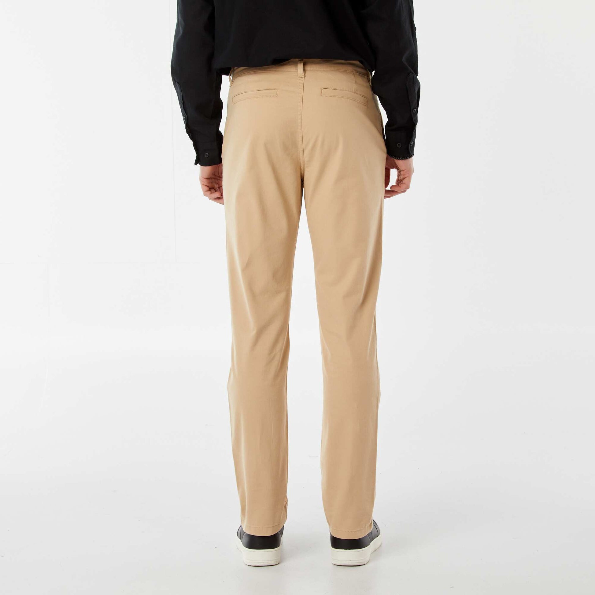 Pantalon chino basique BEIGE