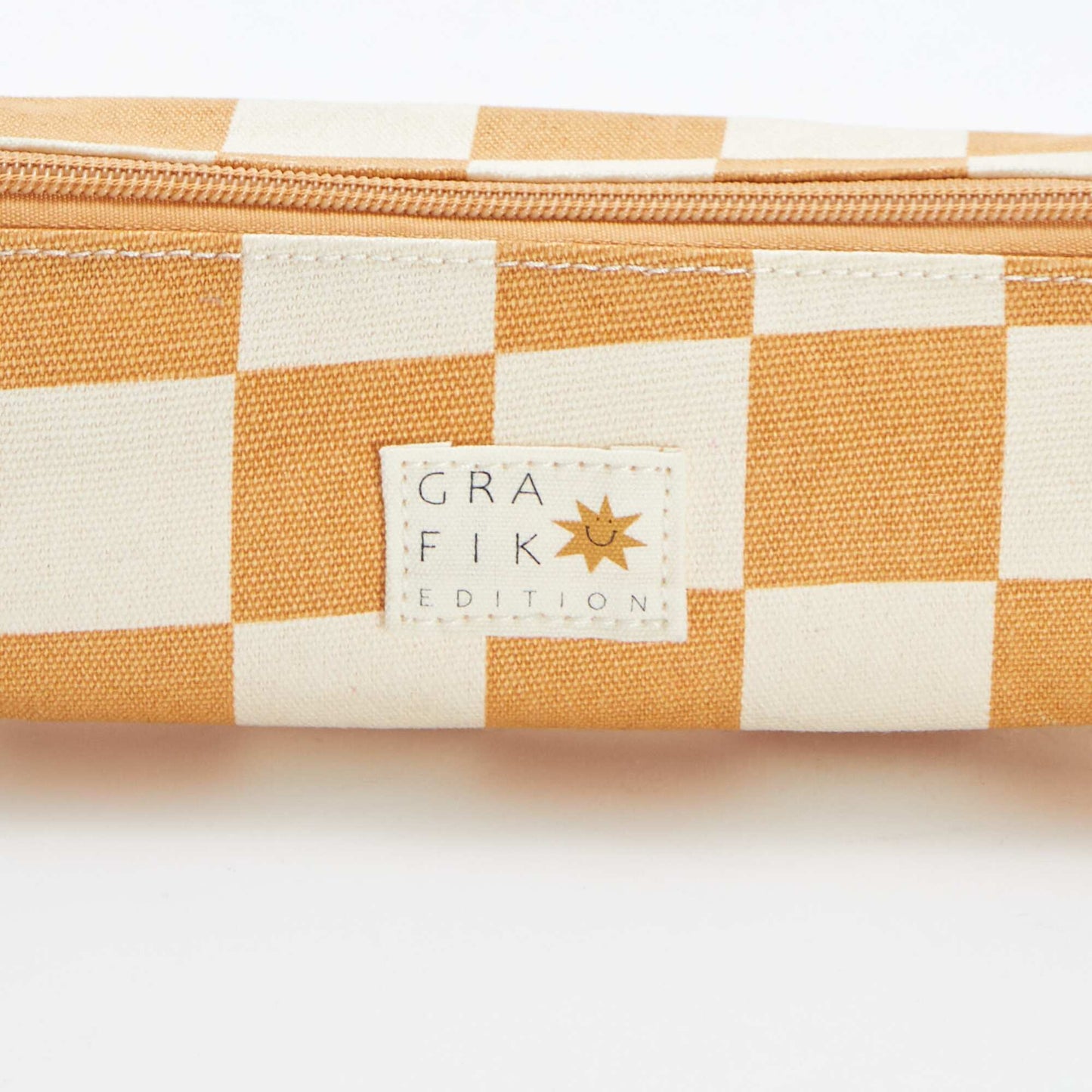 Trousse cylindrique à motif JAUNE