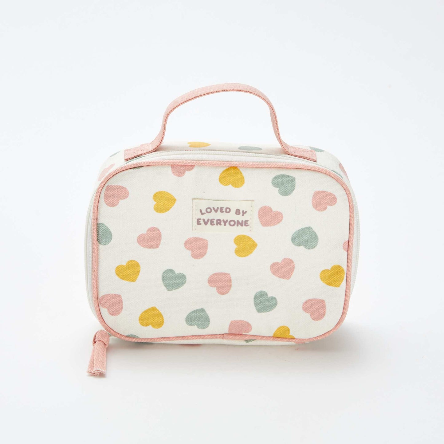 Trousse à goûter zippée à motif BEIGE