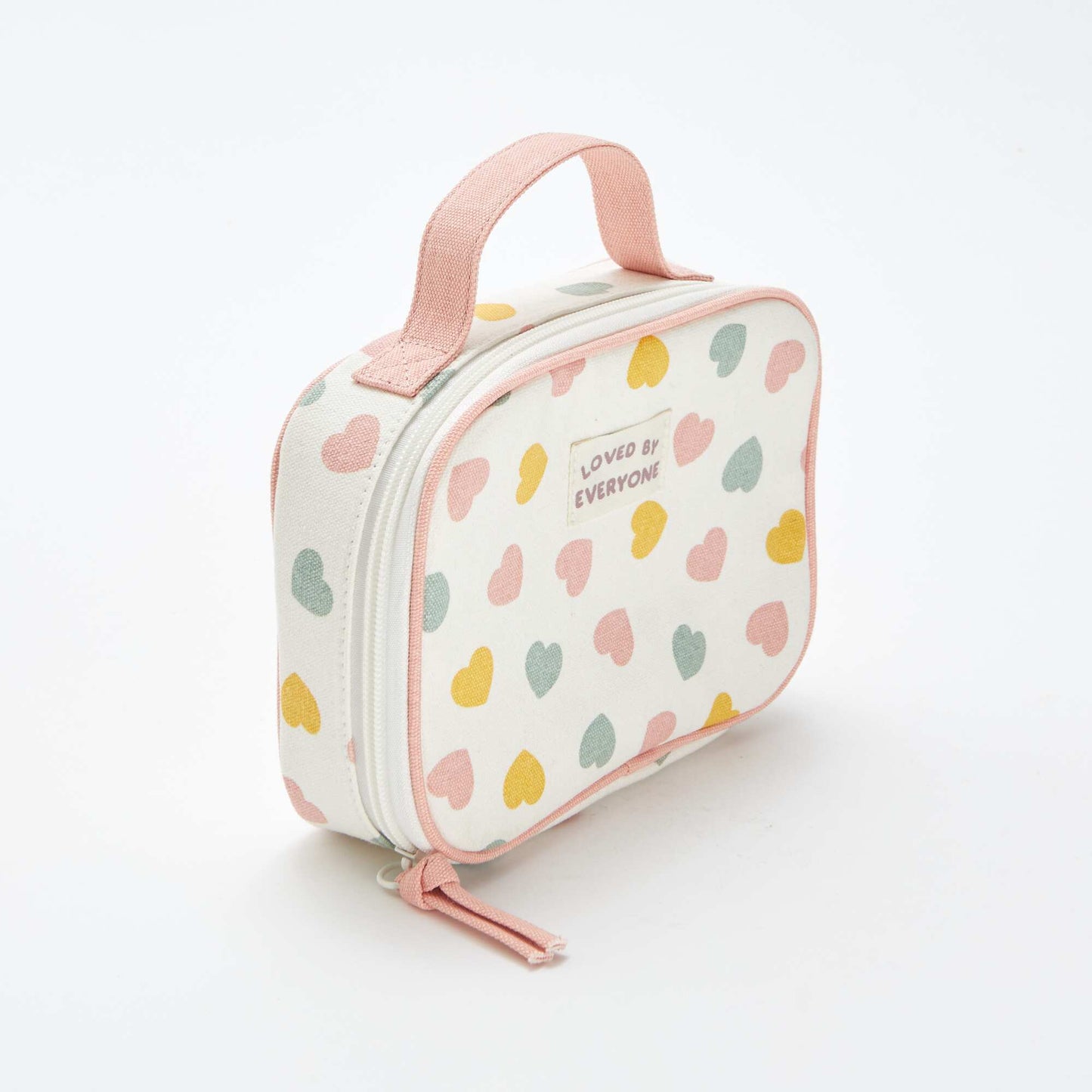 Trousse à goûter zippée à motif BEIGE