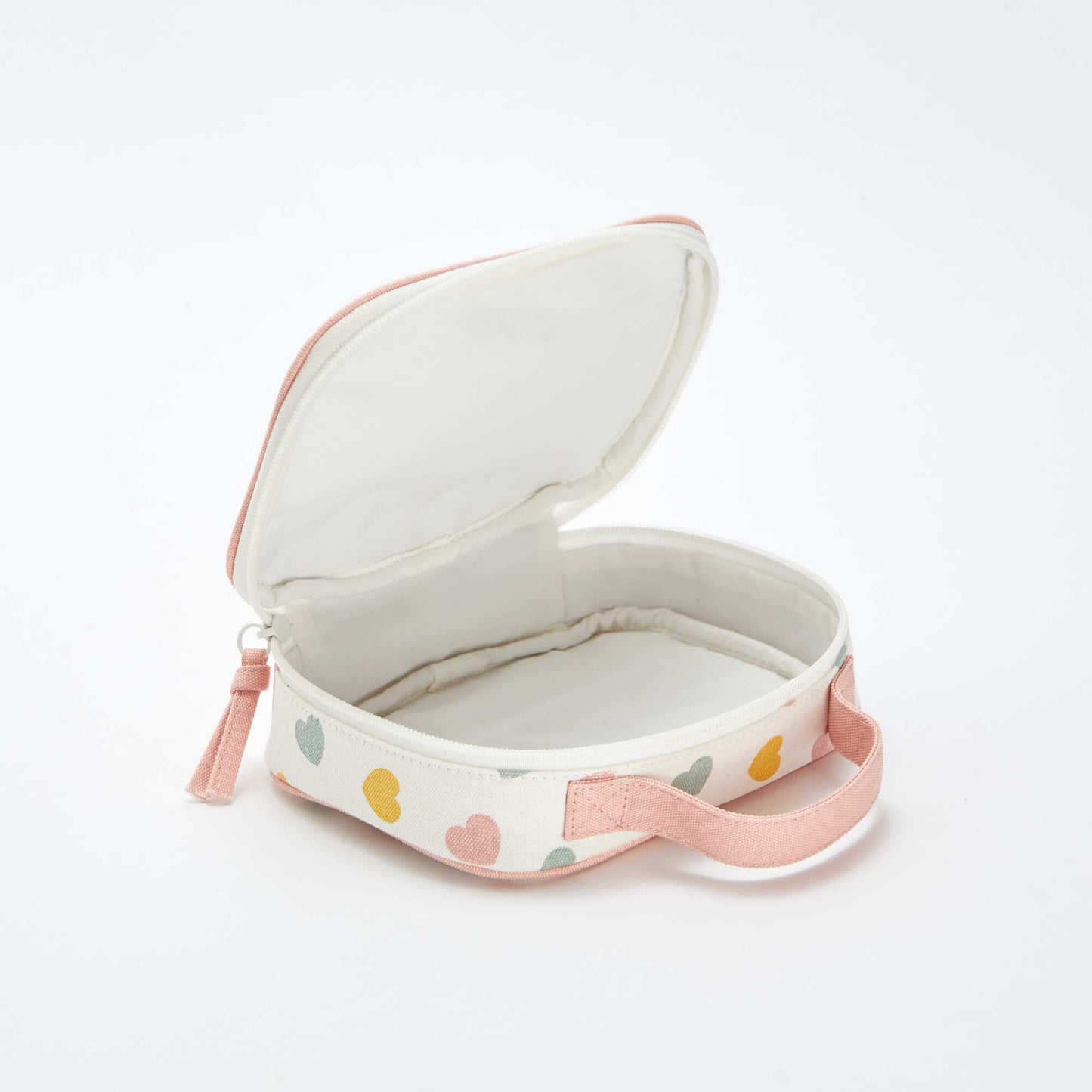 Trousse à goûter zippée à motif BEIGE