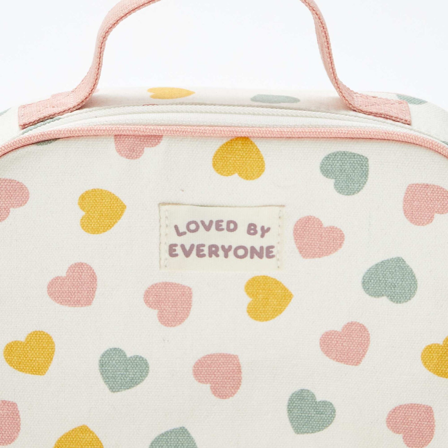 Trousse à goûter zippée à motif BEIGE