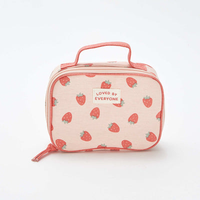 Trousse à goûter zippée à motif ROSE